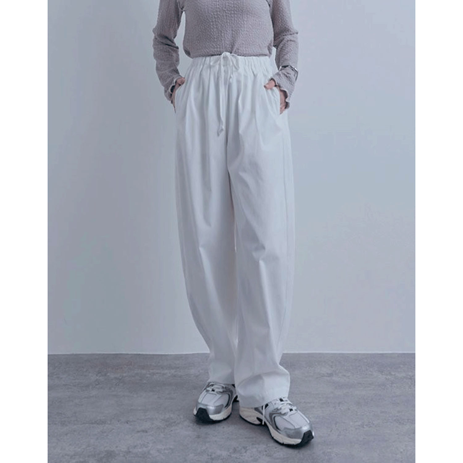 【ETONET限定 お取り寄せ】マシュマロツイルパンツ - 画像1