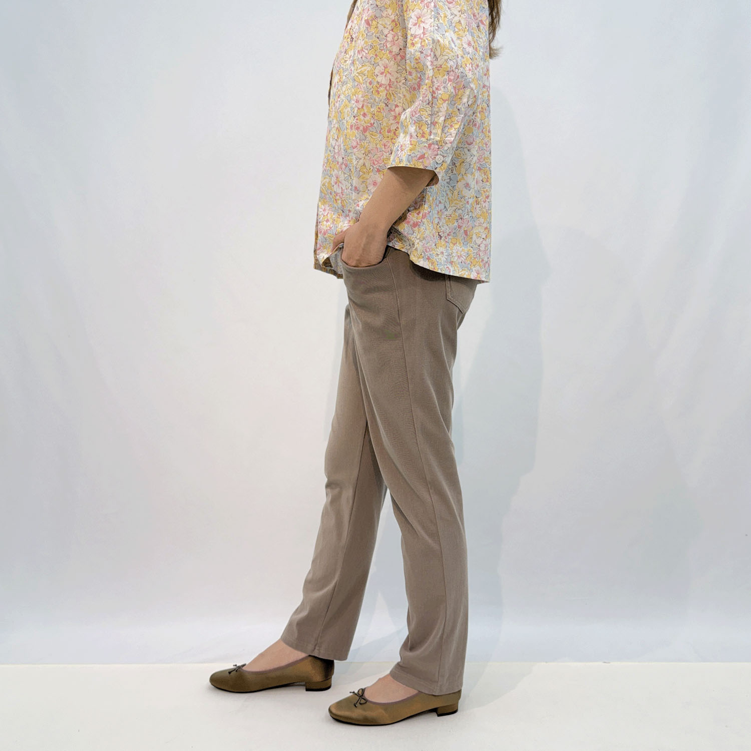 さらり冷感デニムニット デニクール - 画像2