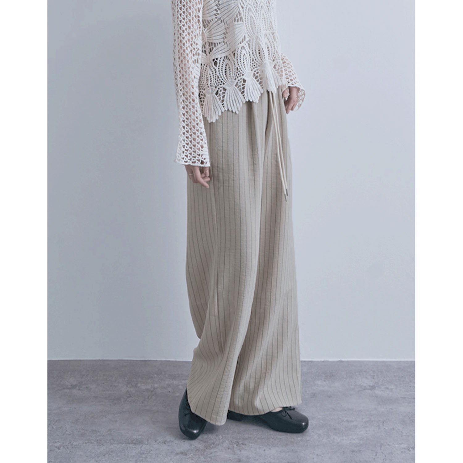 麻調イージーパンツ - 画像14