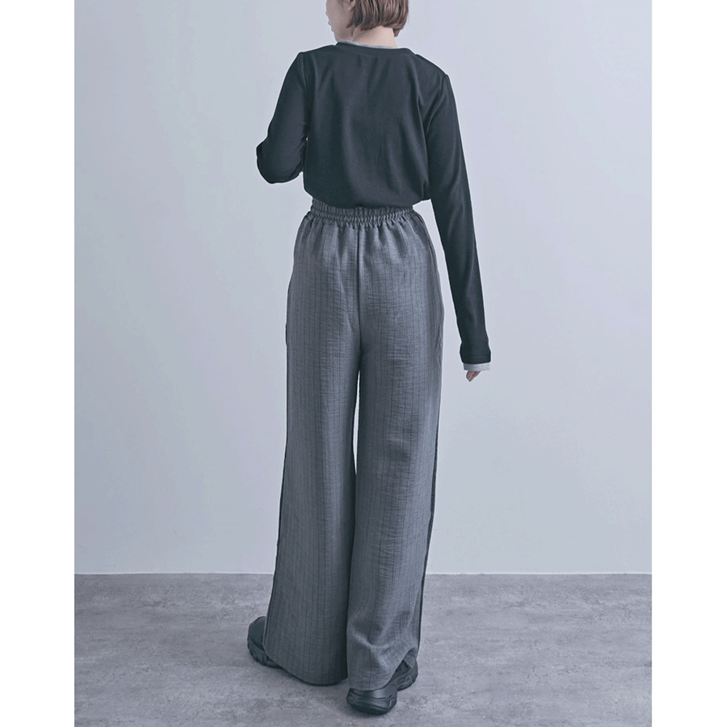 麻調イージーパンツ - 画像9