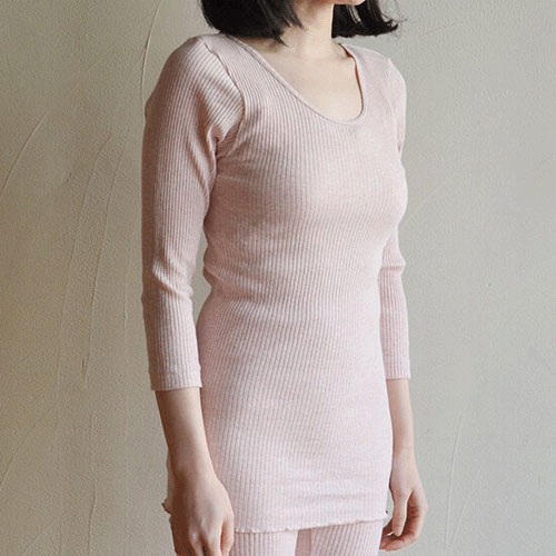 天衣無縫 リブ8分袖シャツ - 画像11