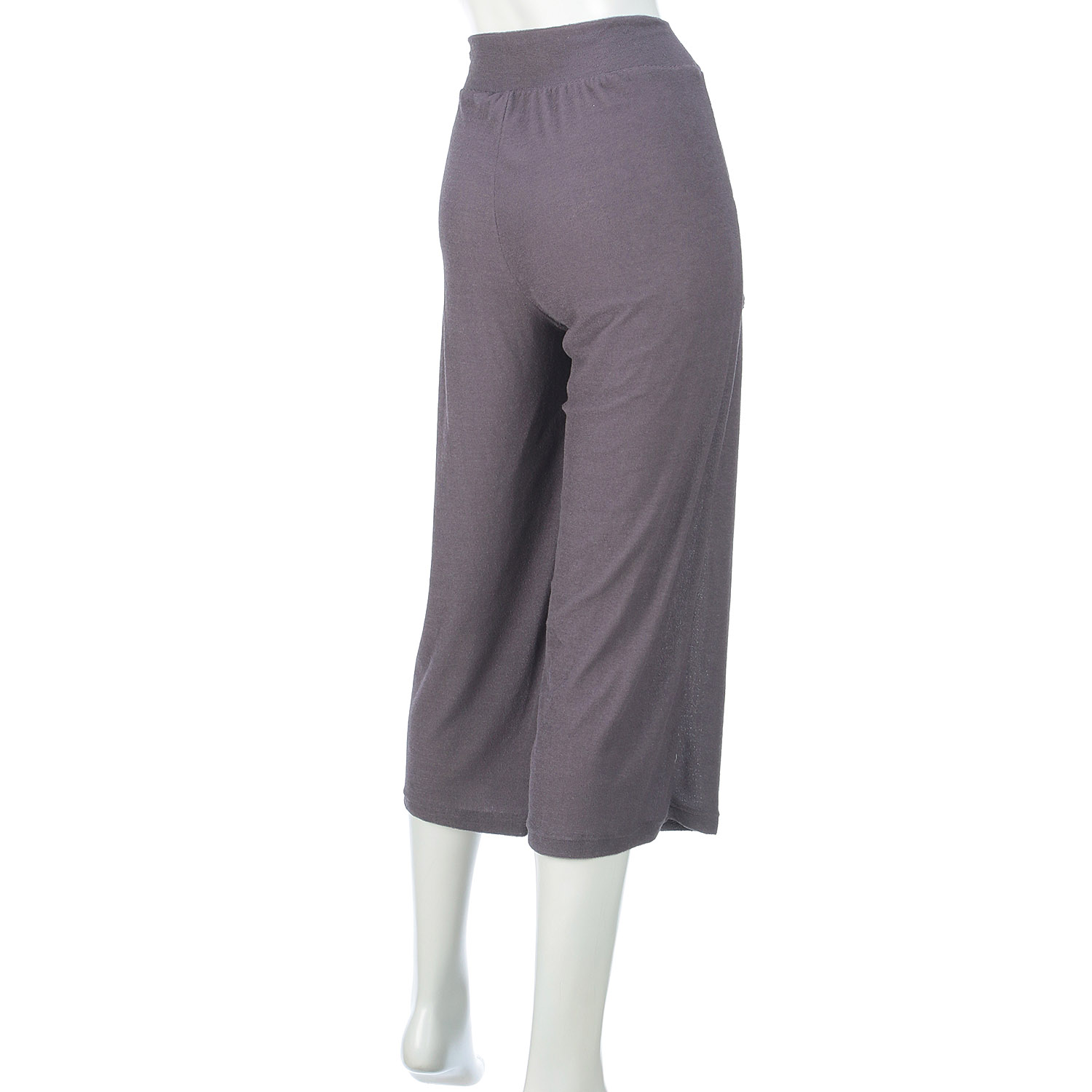 HOME BY TEMPUR ポケット付きワイドパンツ レーヨンパイル - 画像2