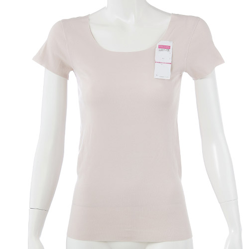 GUNZE Fitte フィッテ 完全無縫製 2分袖インナー - 画像5