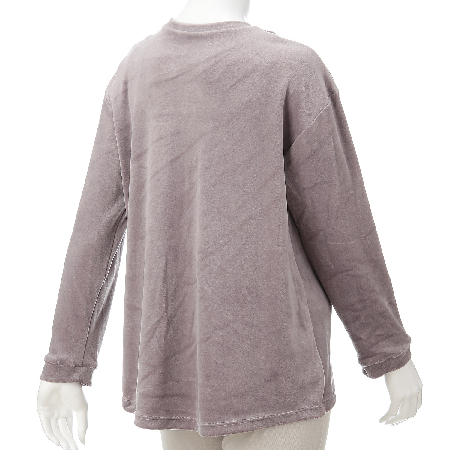 HOME BY TEMPUR 婦人長袖丸首シャツ - 画像3