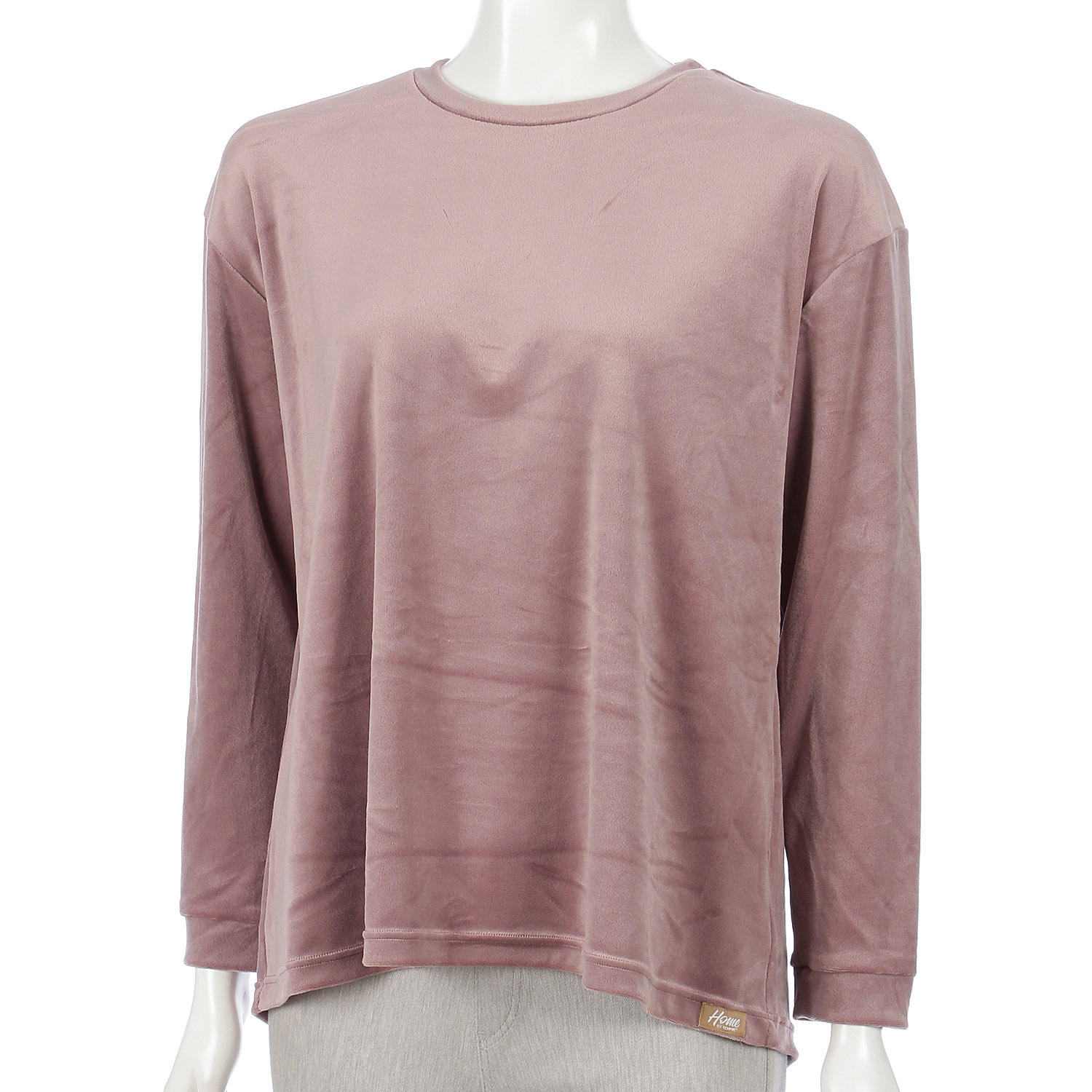 HOME BY TEMPUR 婦人長袖丸首シャツ - 画像6