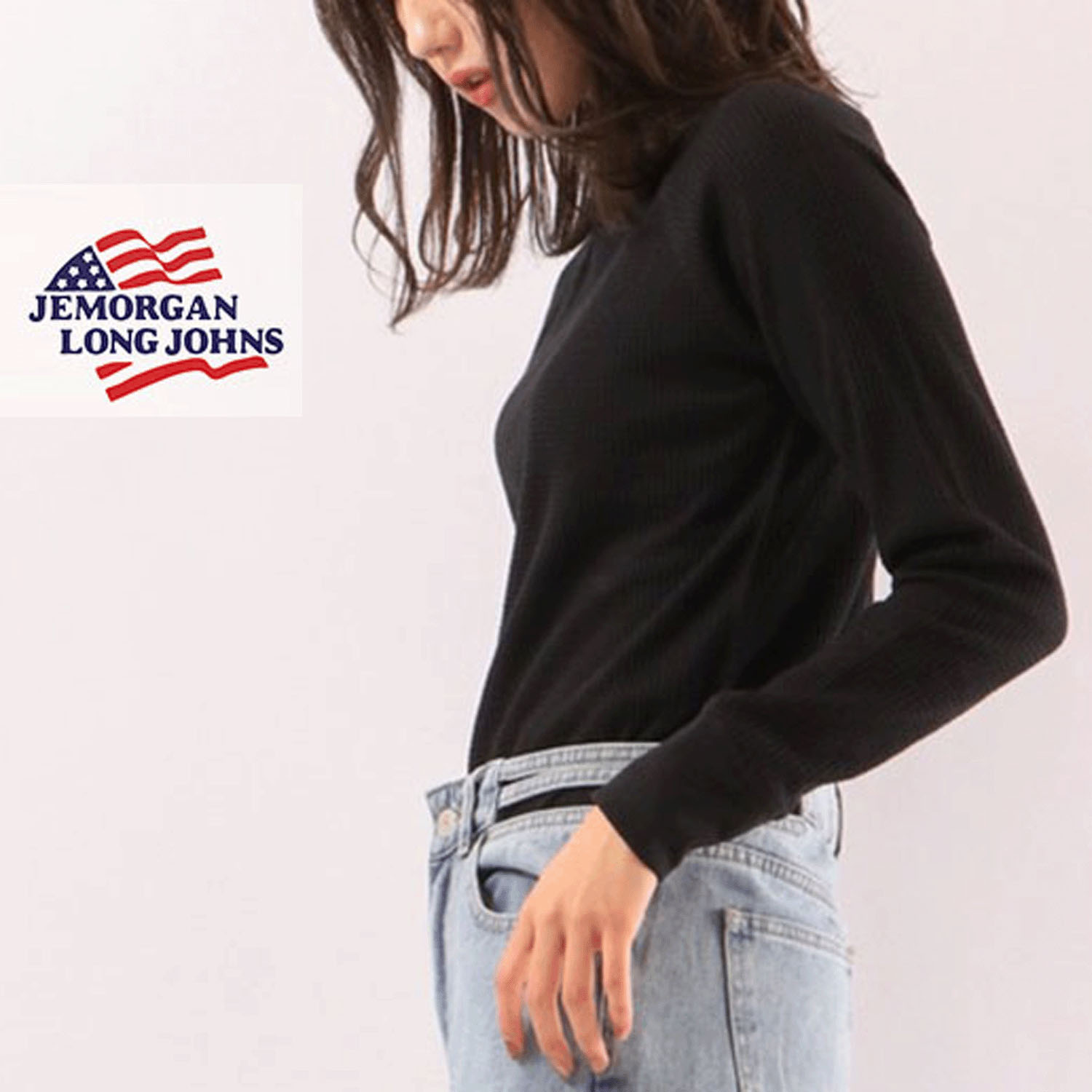 【JEMORGAN LONG JOHNS】 無地ワッフルラグランTパック - 画像12