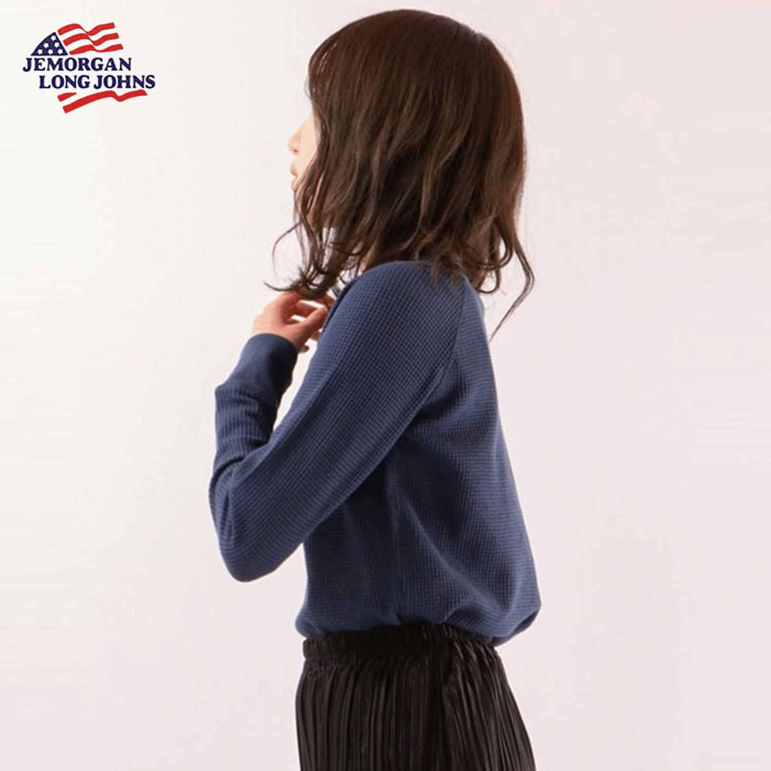 【JEMORGAN LONG JOHNS】 無地ワッフルラグランTパック - 画像19
