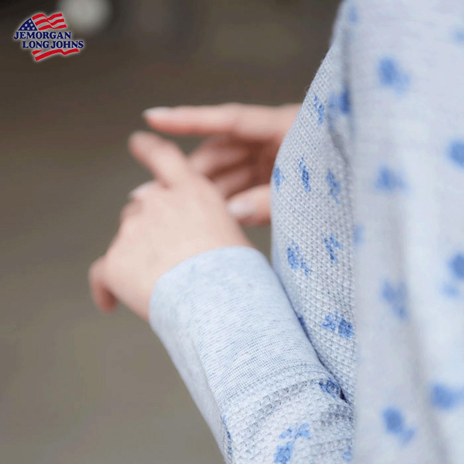 【JEMORGAN LONG JOHNS】 ワッフルラグランロンTパック - 画像3