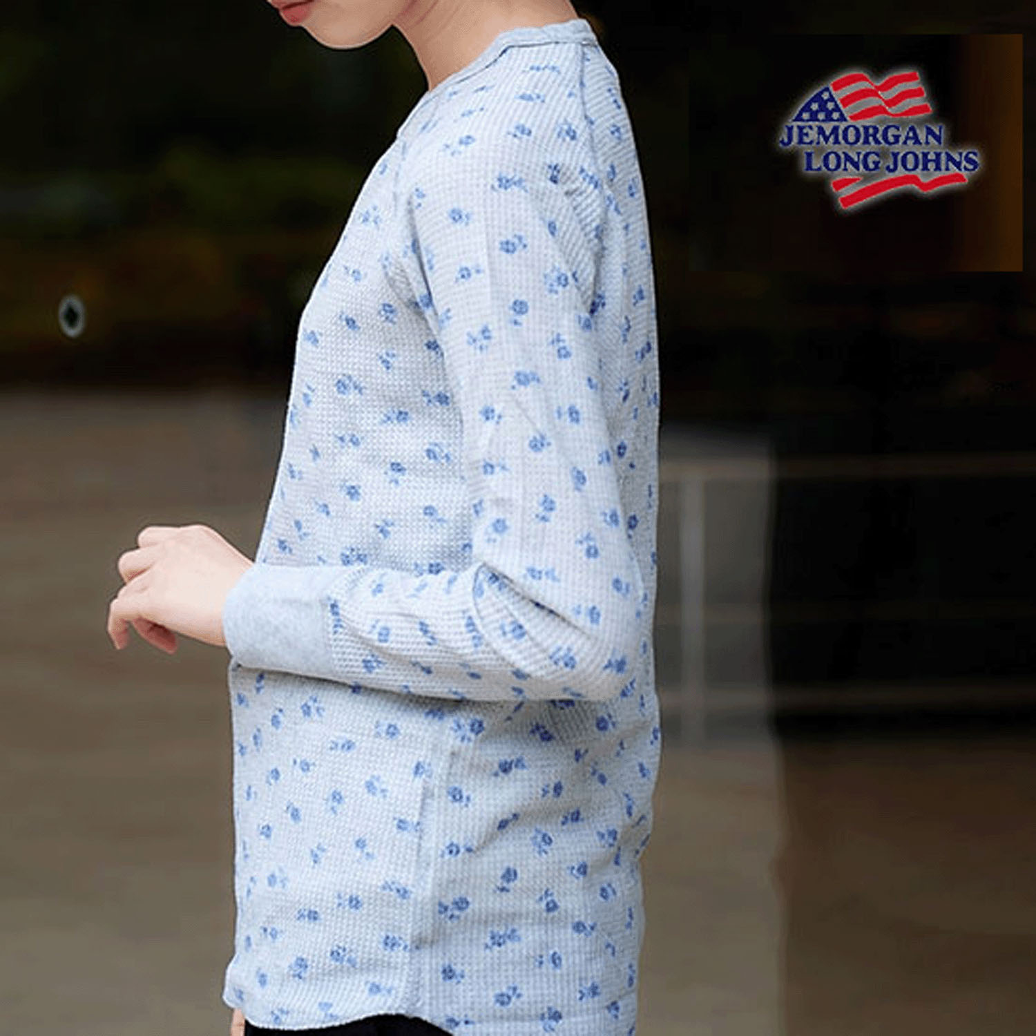 【JEMORGAN LONG JOHNS】 ワッフルラグランロンTパック - 画像1