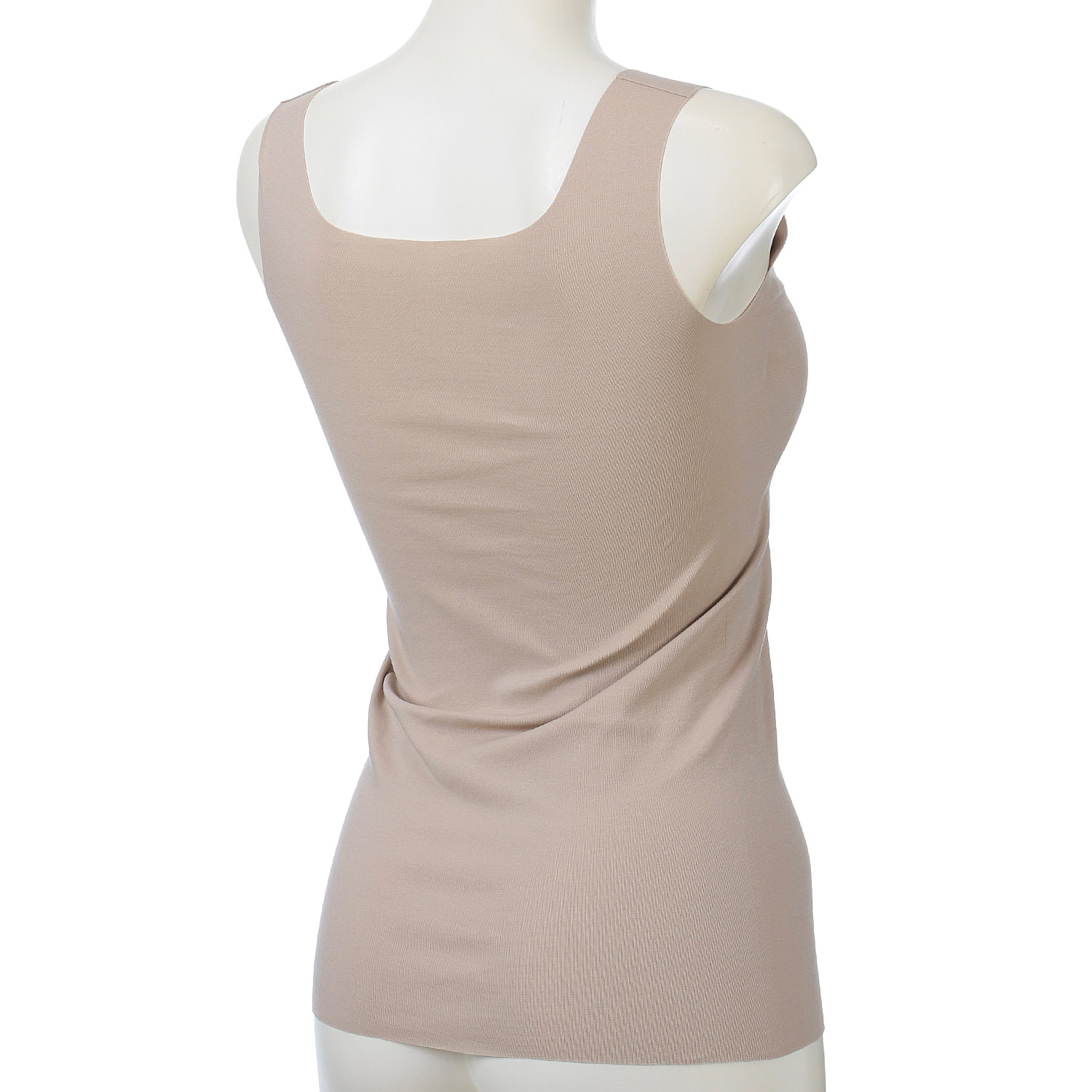 【完全無縫製×肌側オーガニックコットン100％】カップ付きタンクトップ - 画像3