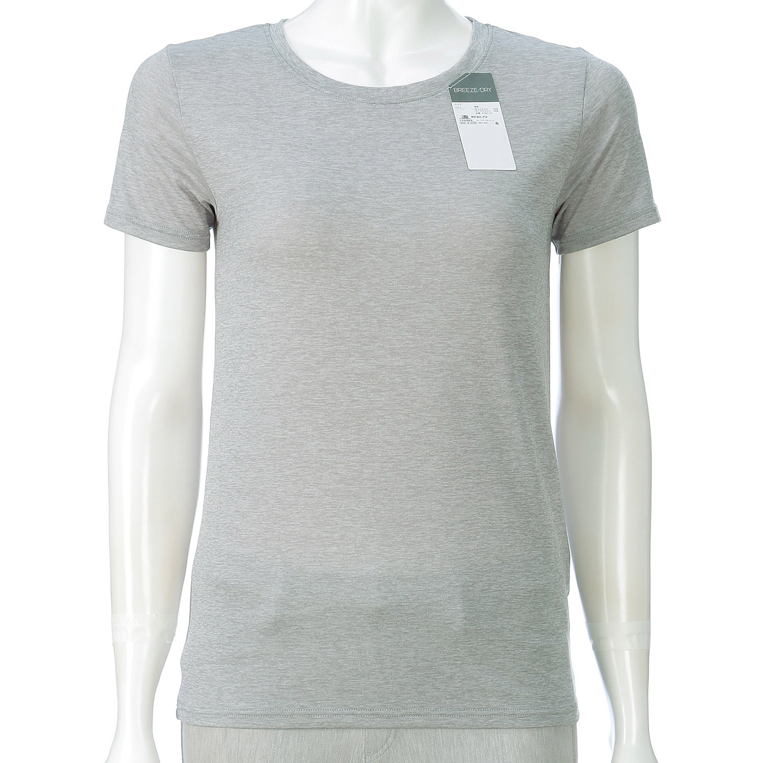 BREEZEDRY 婦人クルーネック半袖 - 画像1