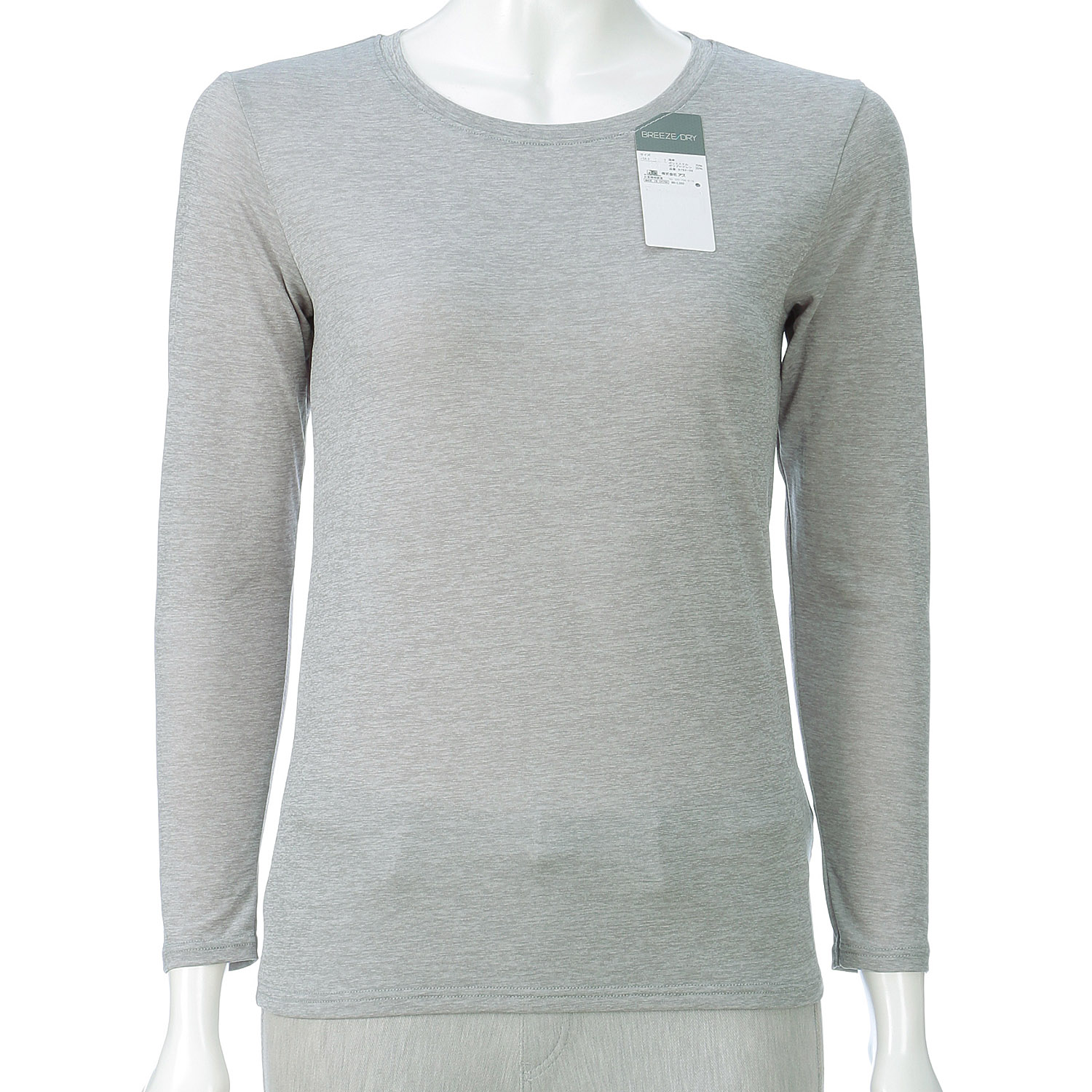 BREEZEDRY 婦人クルーネック長袖 - 画像1