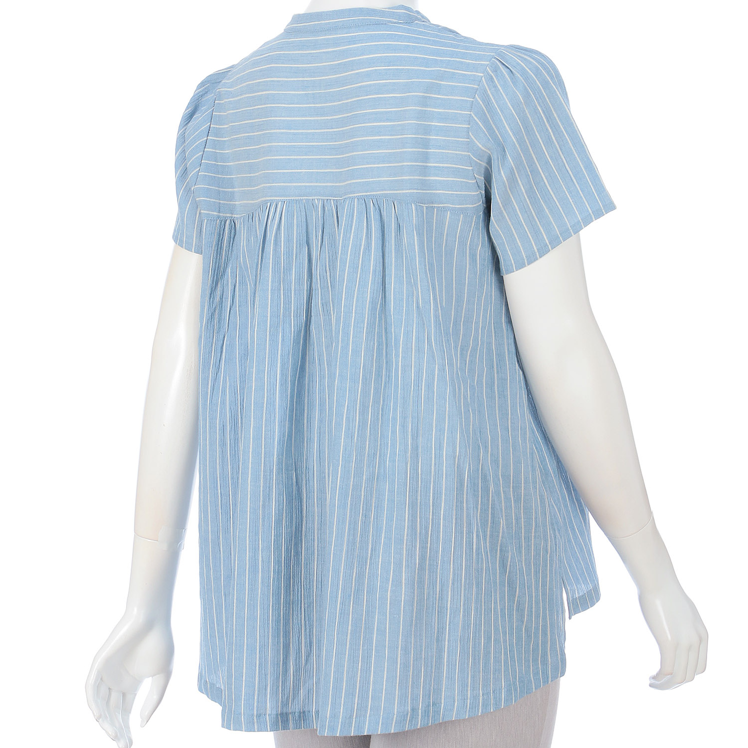 HOME BY TEMPUR ヘンリーネック半袖シャツ - 画像3