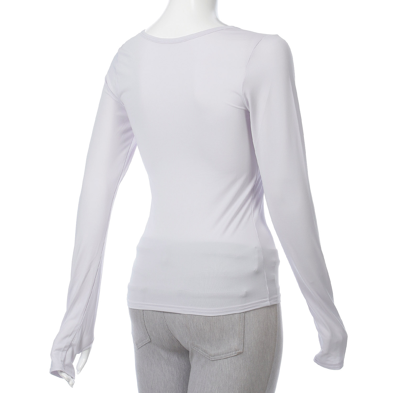 さらっと着て日焼け対策 12分袖Tシャツ（指穴付き） - 画像4