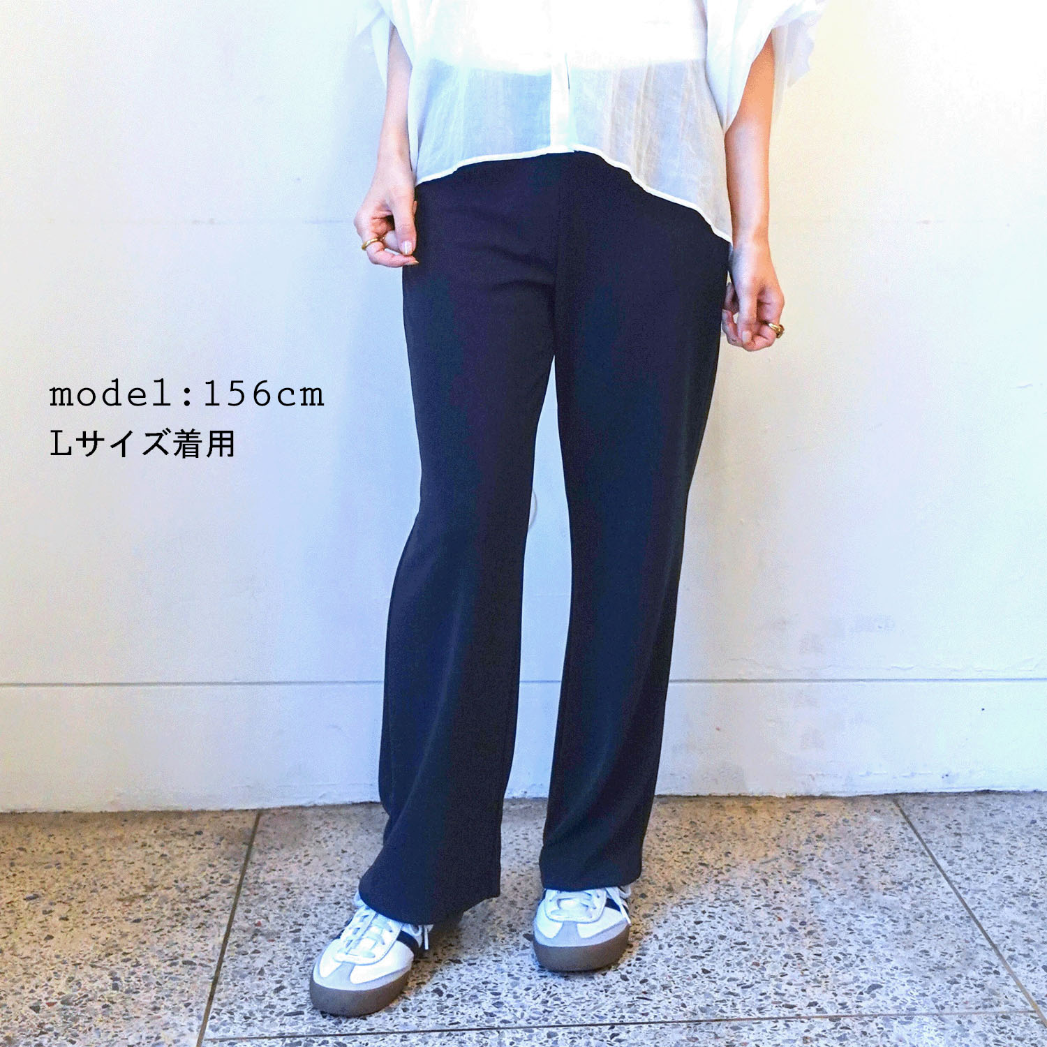 【InstaLive】ピタッツ 夏素材（ソアロン） ストレート股下64cm丈