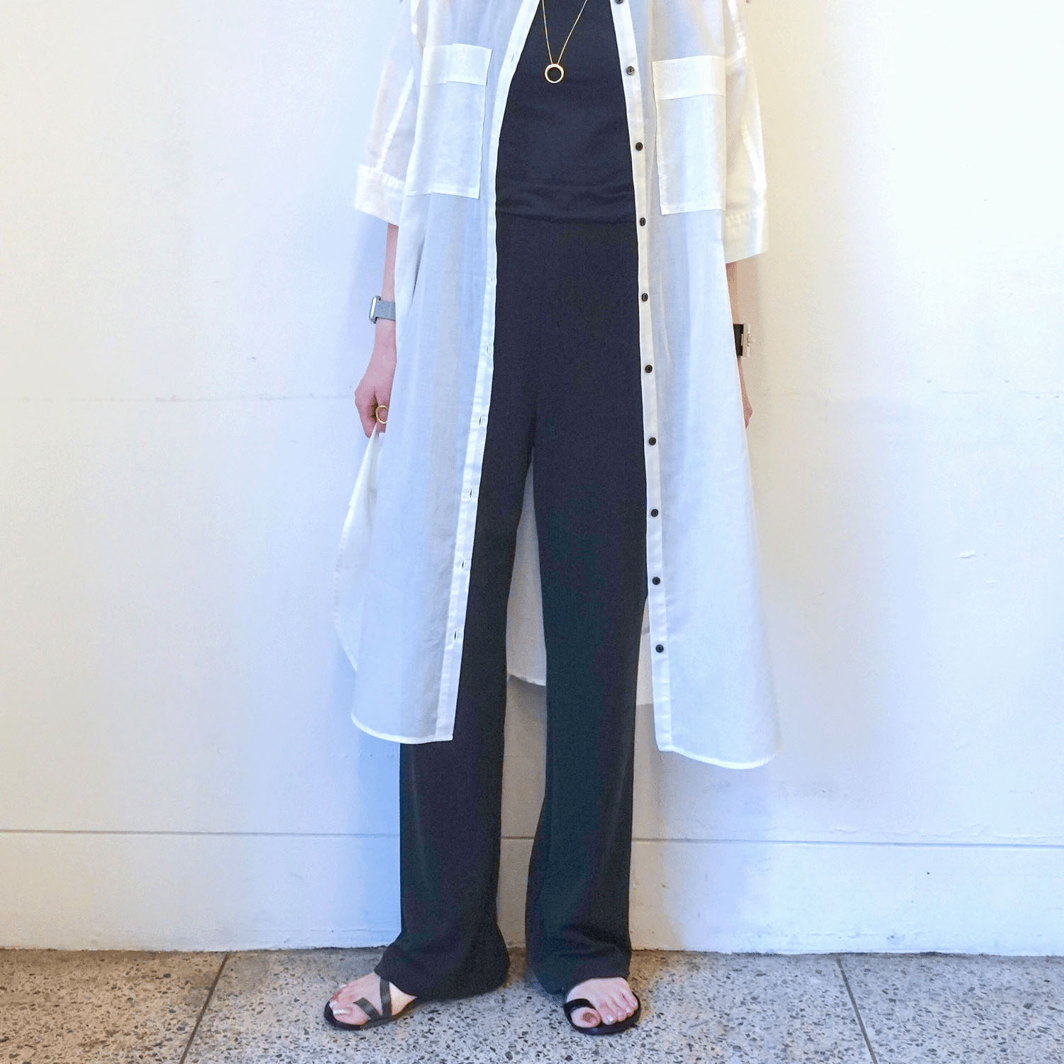 【InstaLive】ピタッツ 夏素材（ソアロン） ストレート股下72cm丈 - 画像2