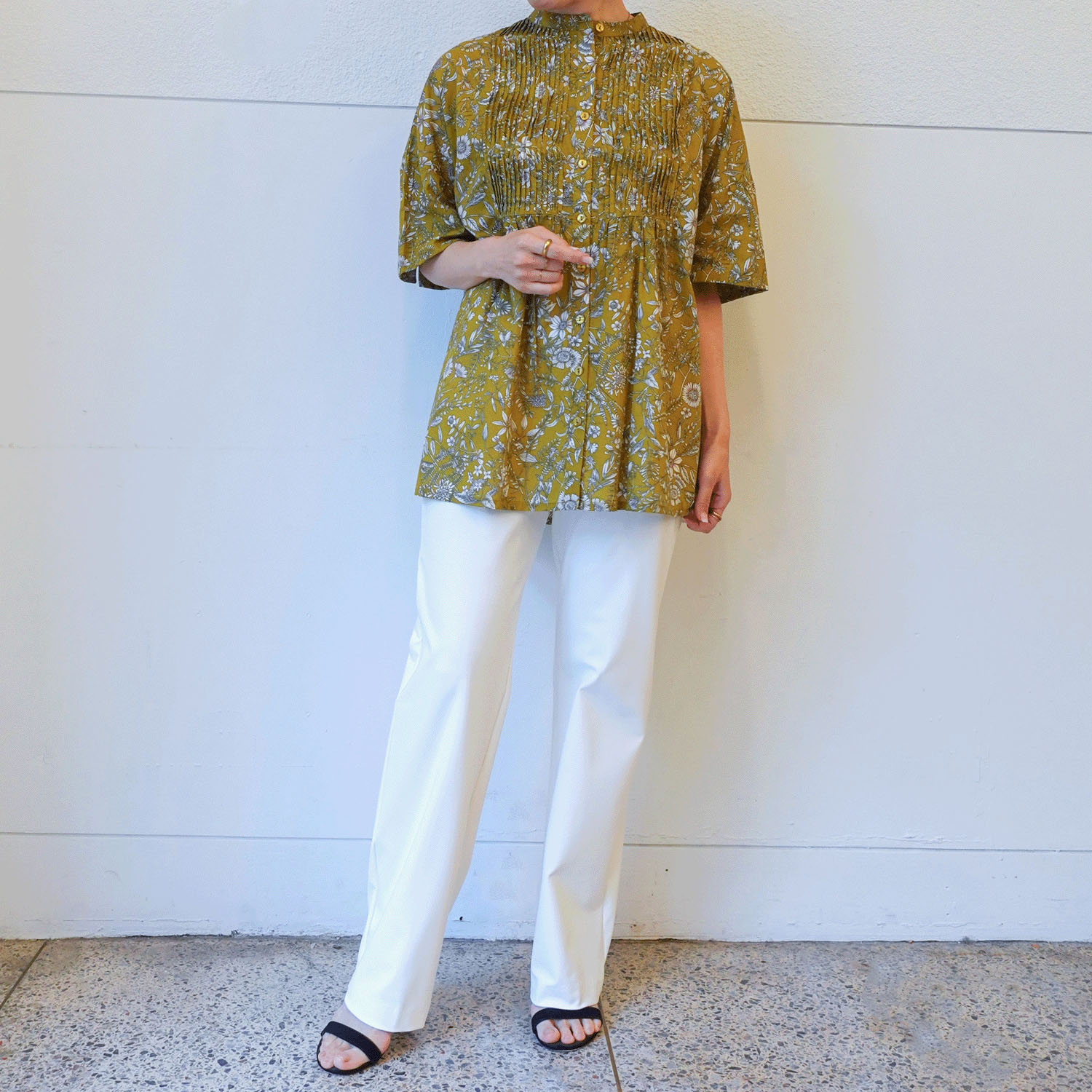 ピタッツ 白（クールセンサー） ストレート股下72cm丈 - 画像5