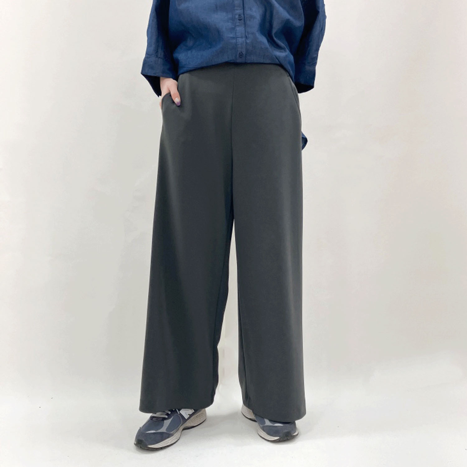 ピタッツ 通年素材（インレック）ワイドパンツ - 画像18