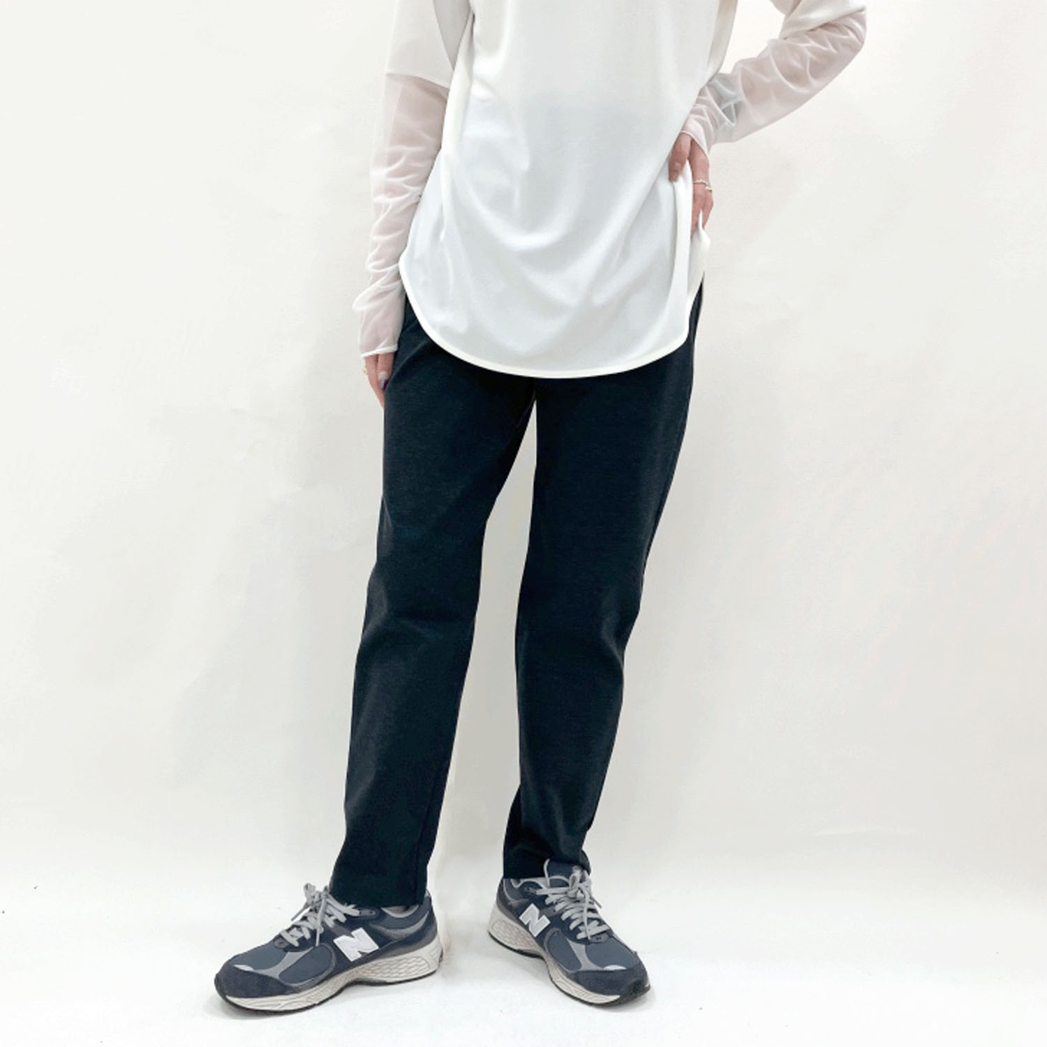 ピタッツ ネオウォームバイカラーテーパードパンツ - 画像10