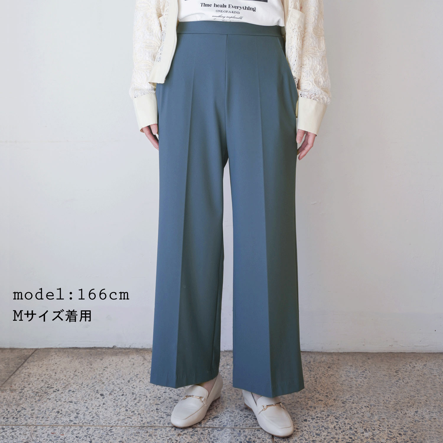 ピタッツ クールセンサー撥水ワイドパンツ - 画像1