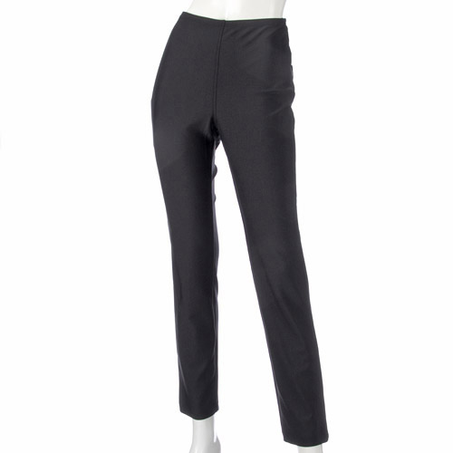 ピタッツ バックポケット付スティックパンツ 黒 - 画像1