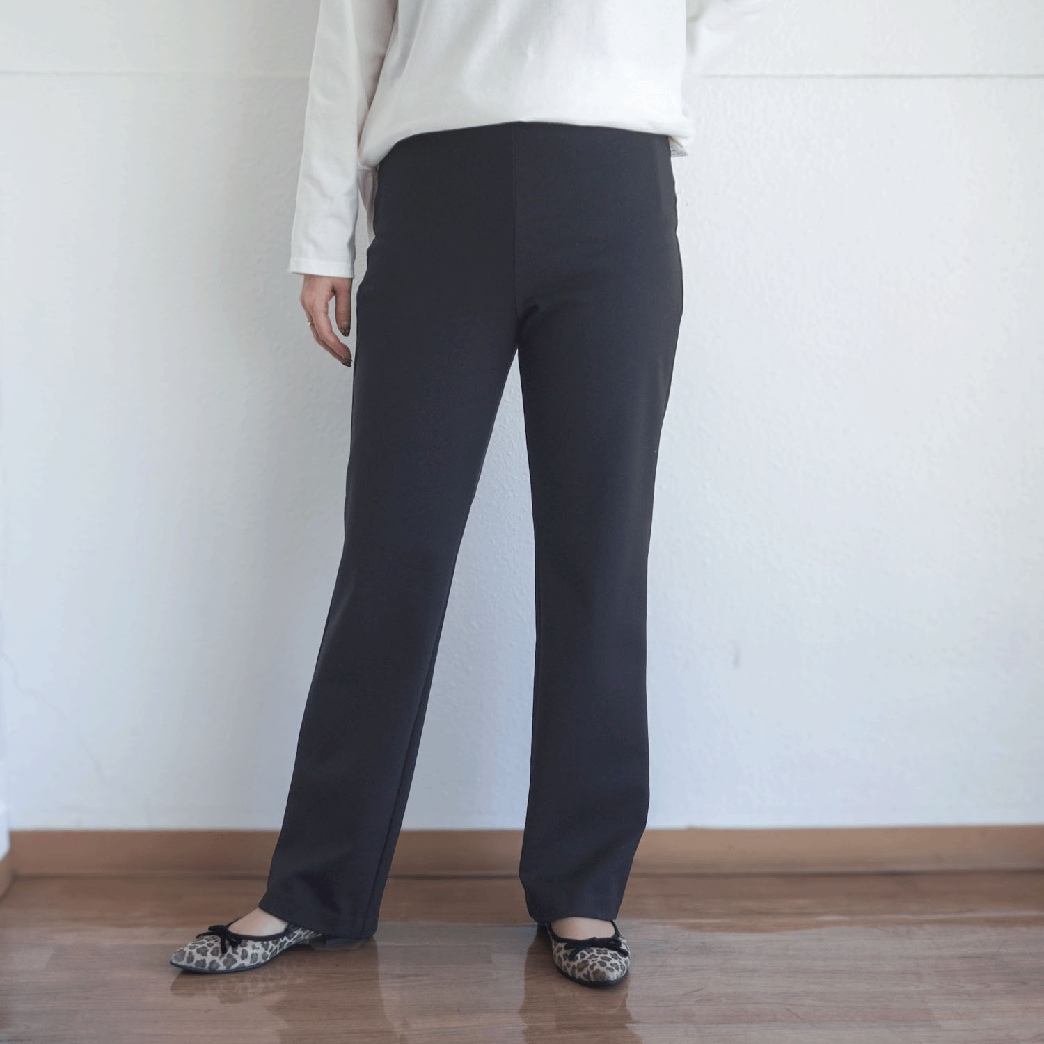 ピタッツ 裏起毛 ストレート股下72cm丈 - 画像2