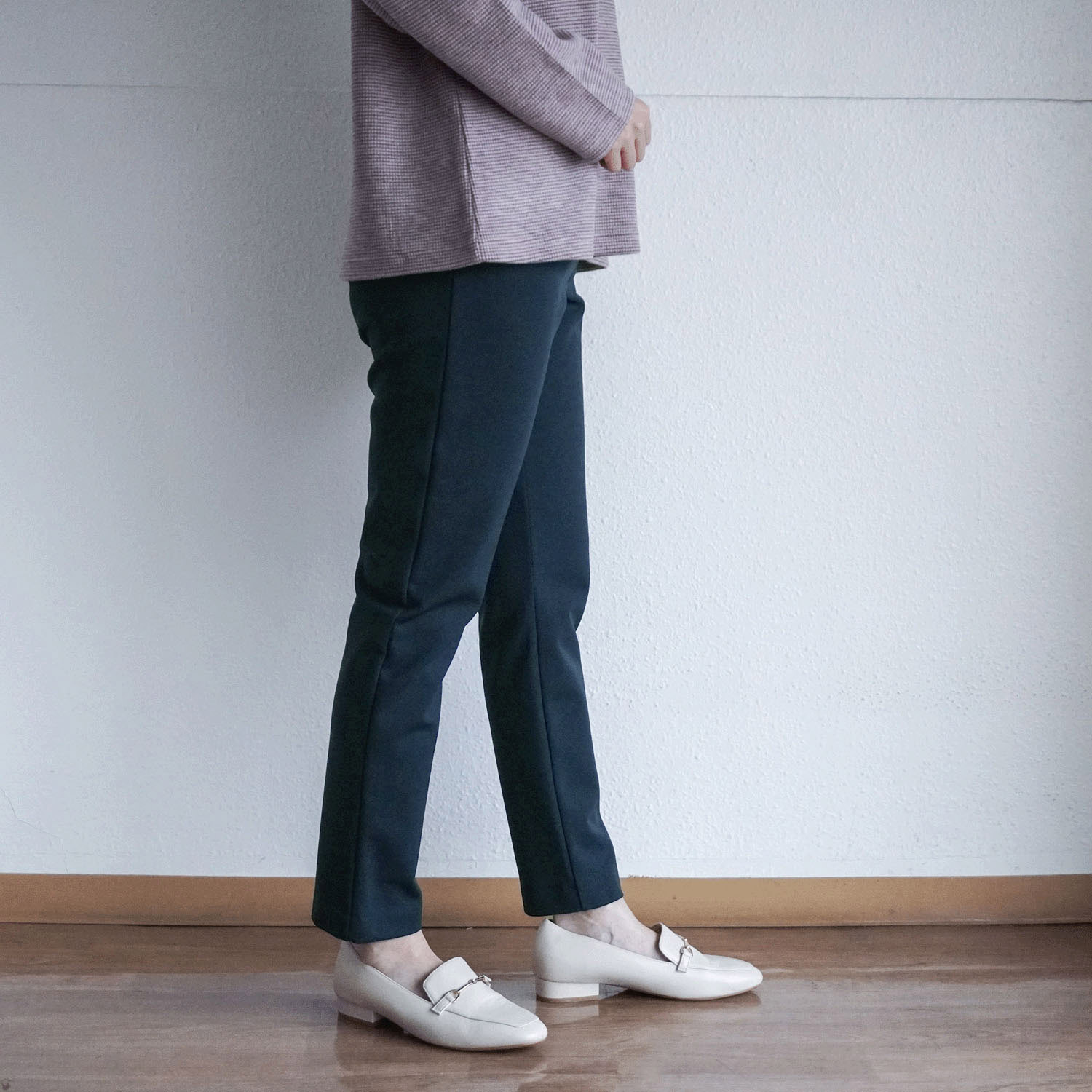 ピタッツ裏起毛 裾スリム 股下64cm丈 - 画像15