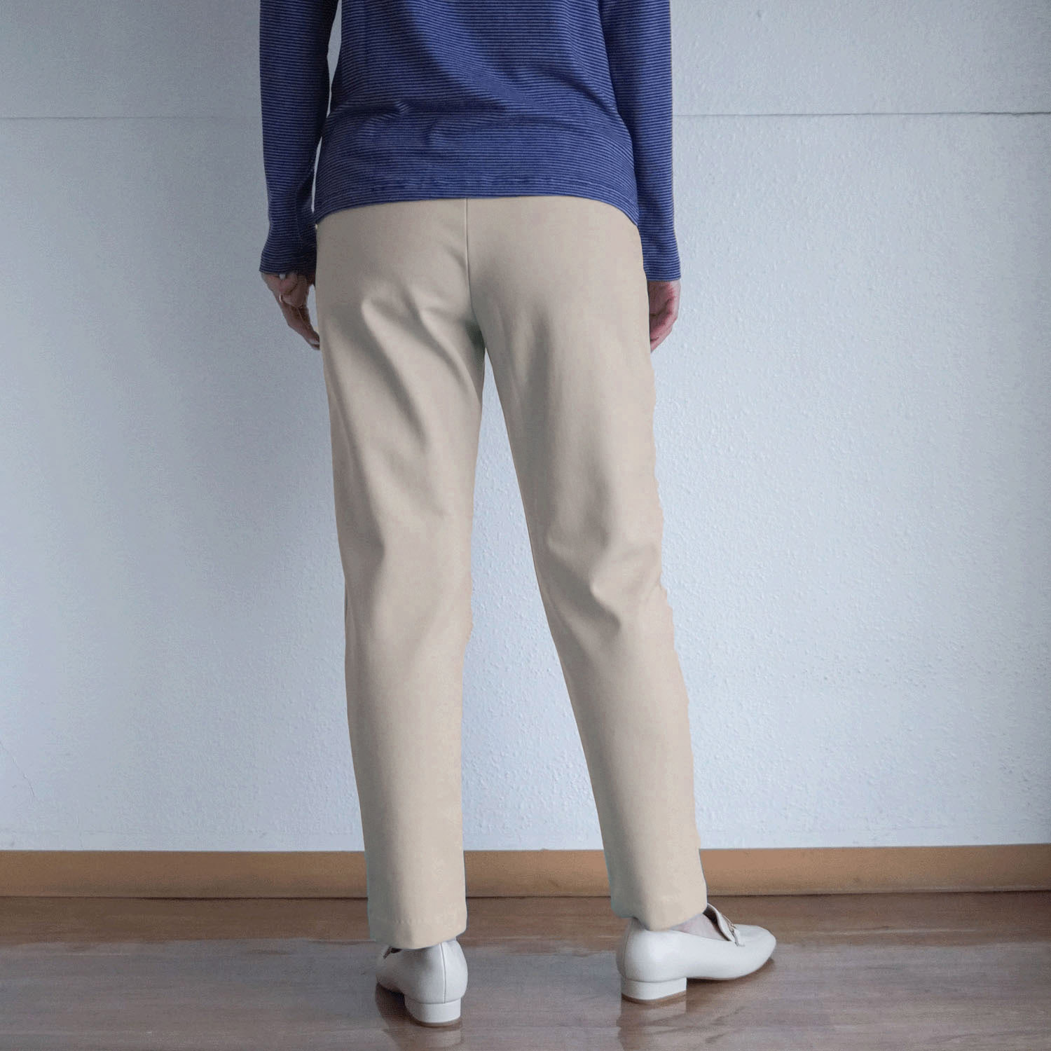 ピタッツ裏起毛 裾スリム 股下64cm丈 - 画像8