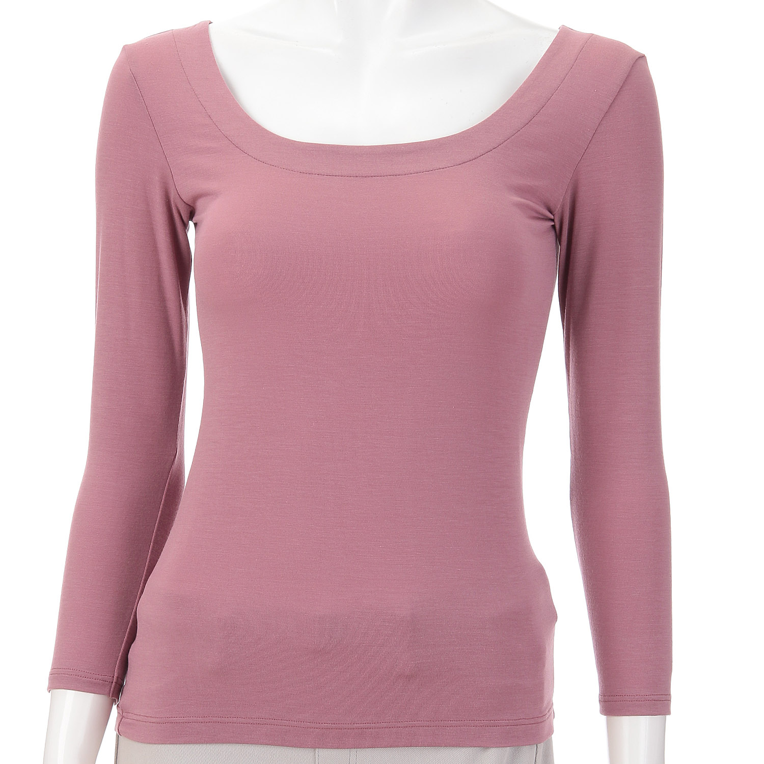 とろ～り極上インナー ラウンドネック8分袖 M／L ジョワイユ - 画像11