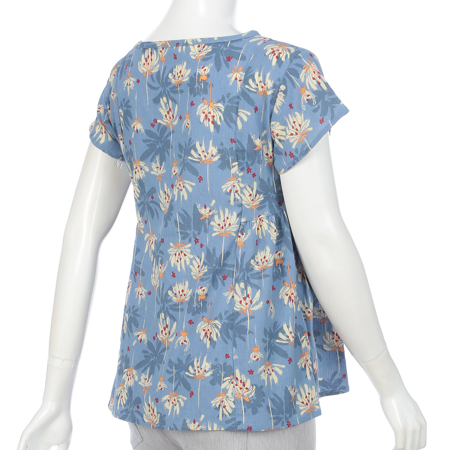 Rela＊roomカップ付きサイドギャザートップス - 画像5