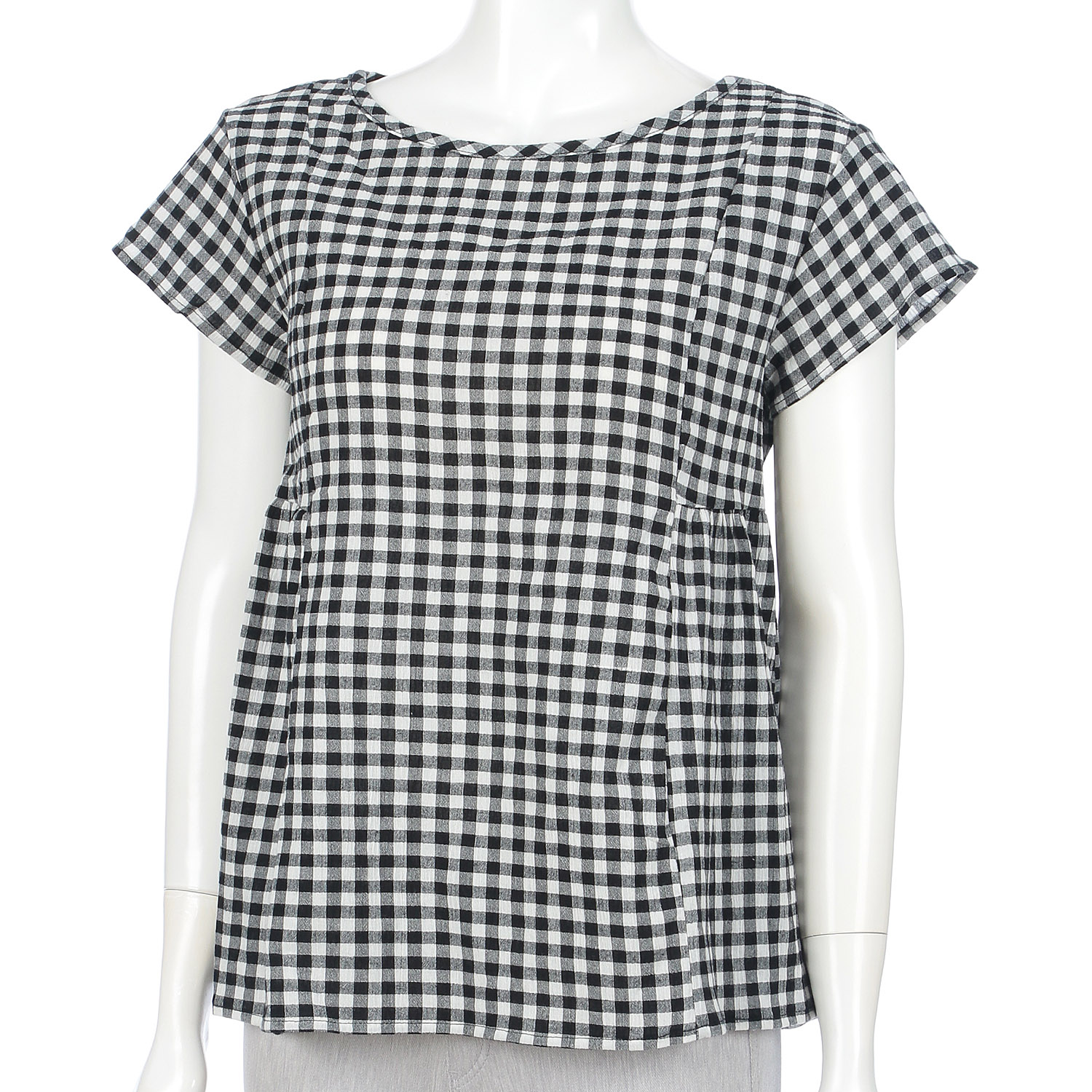 Rela＊roomカップ付きサイドギャザートップス - 画像1