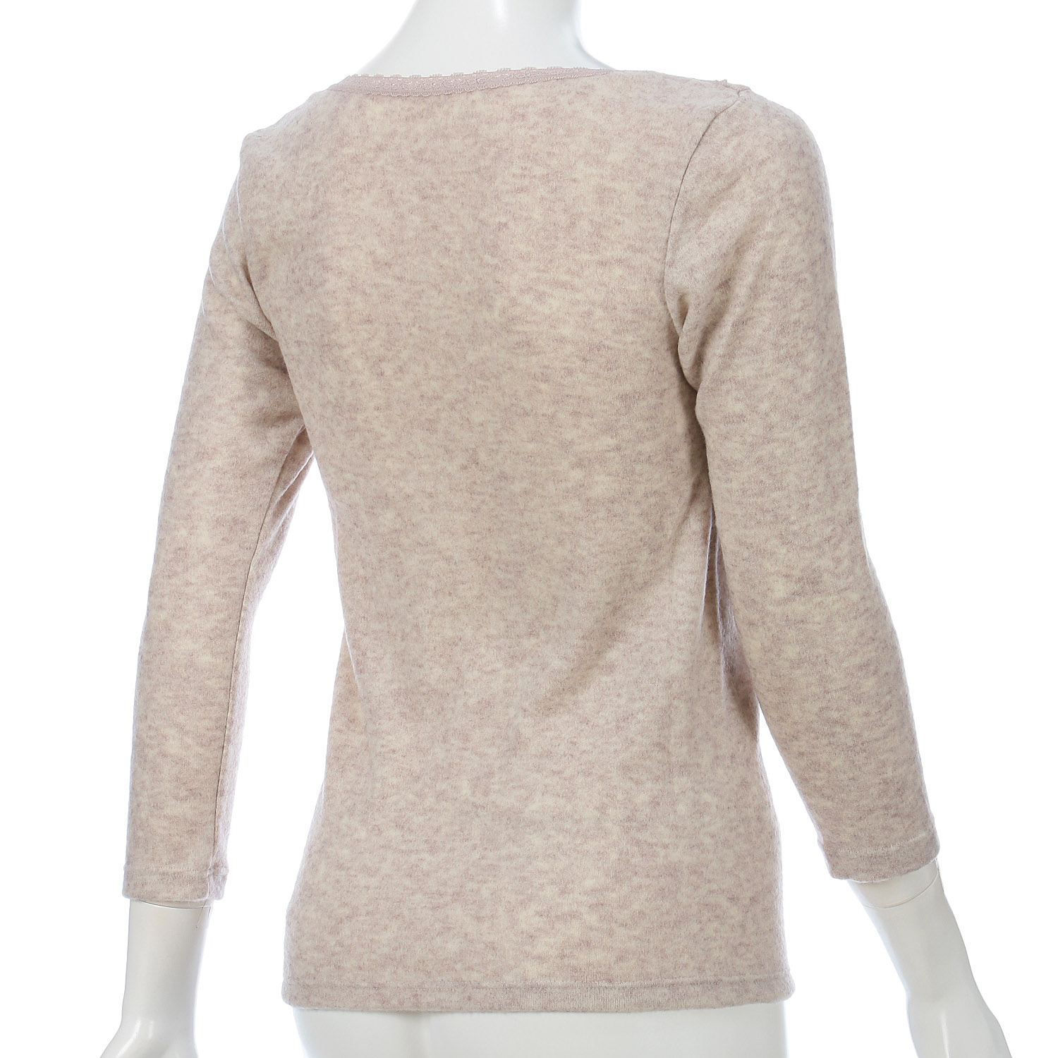 あったか両起毛ウール入8分袖インナー - 画像2