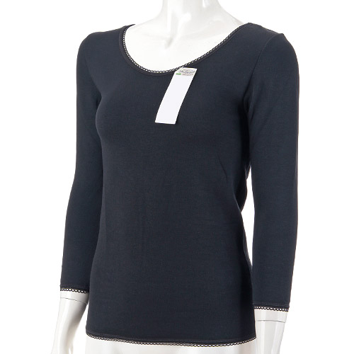 【25AW】裏起毛 8分袖インナー（長袖シャツ） - 画像1