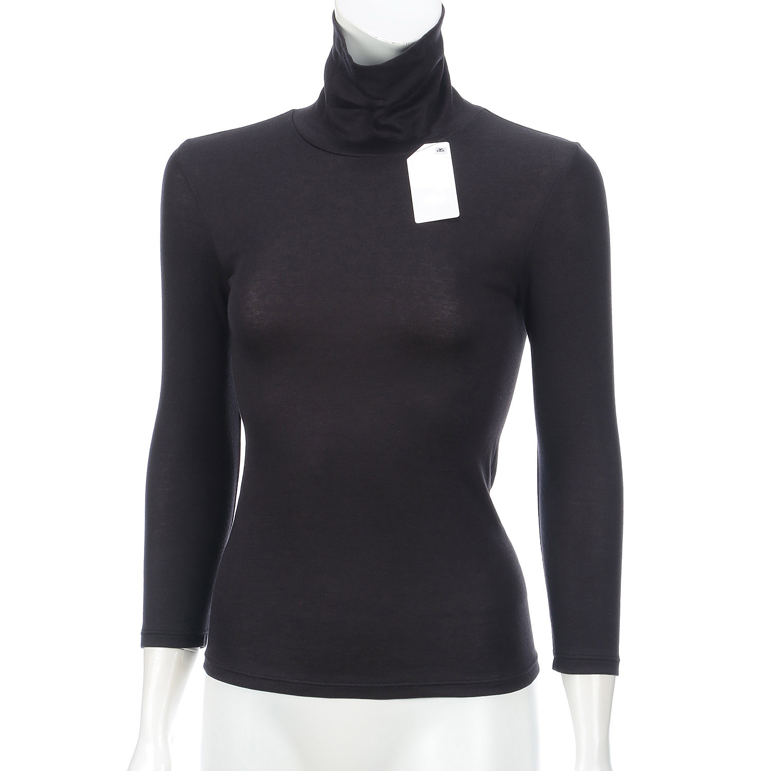 極上ハイネック8分袖LL