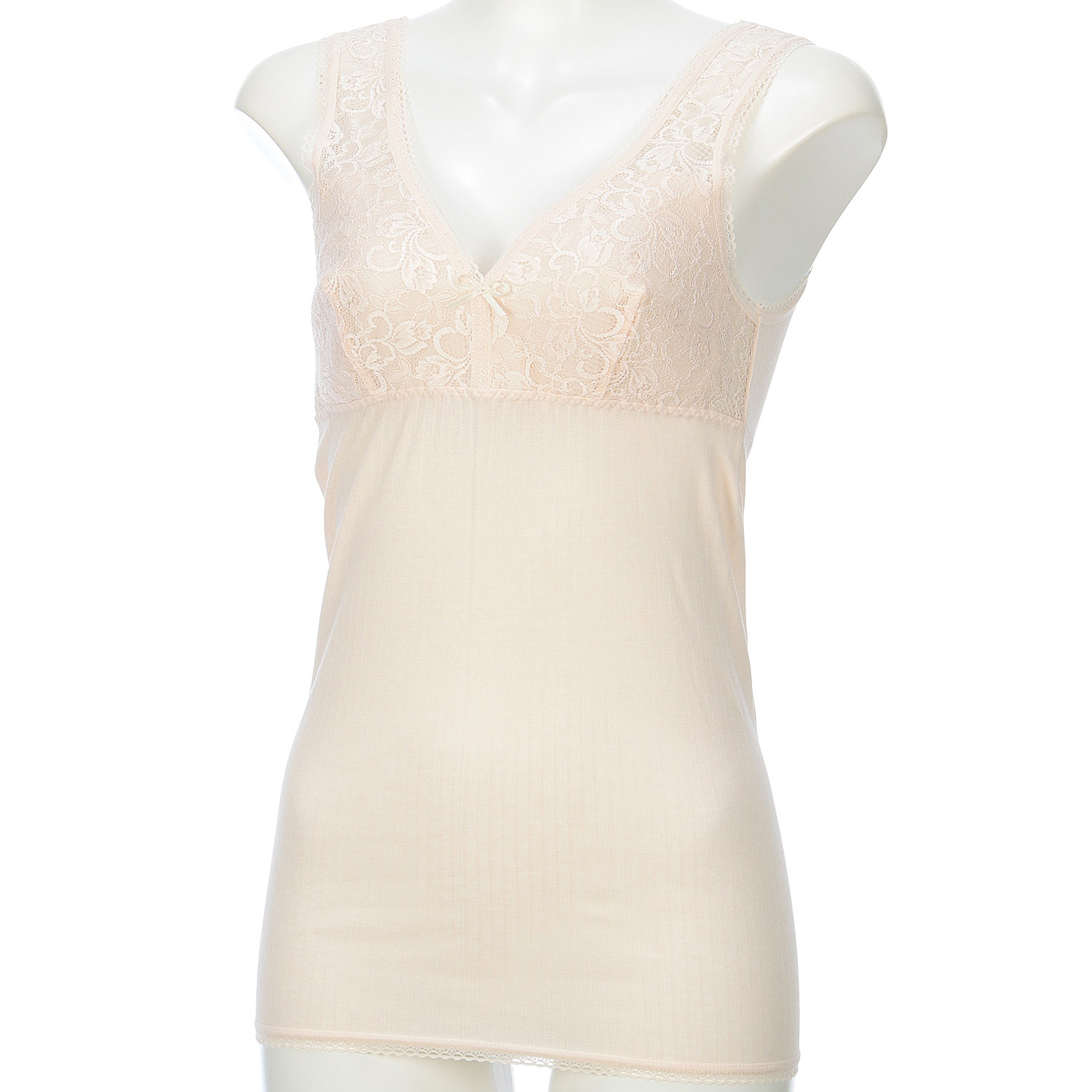 ラン型ブラキャミ（胸レース）LL - 画像1