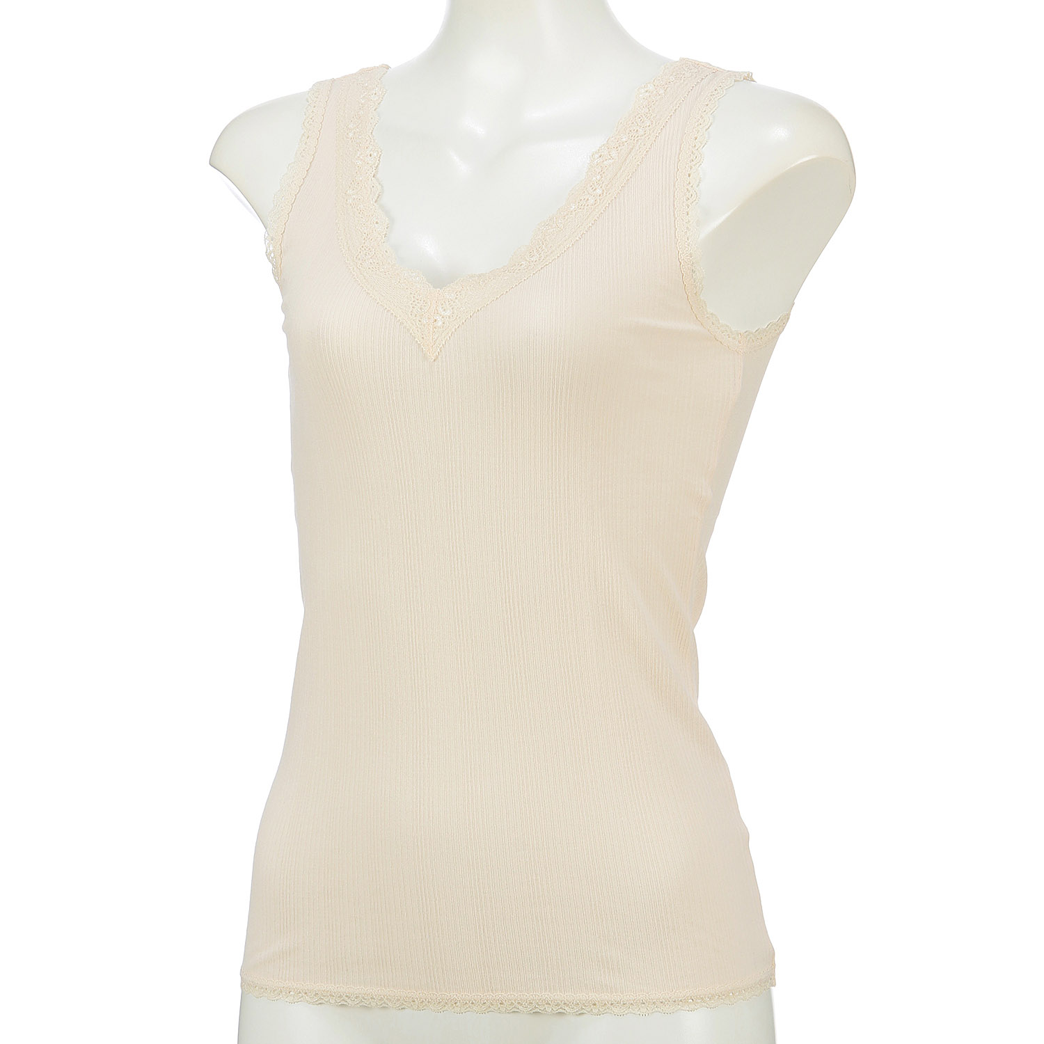 ジョワイユ 綿さらさらインナー ノースリーブ