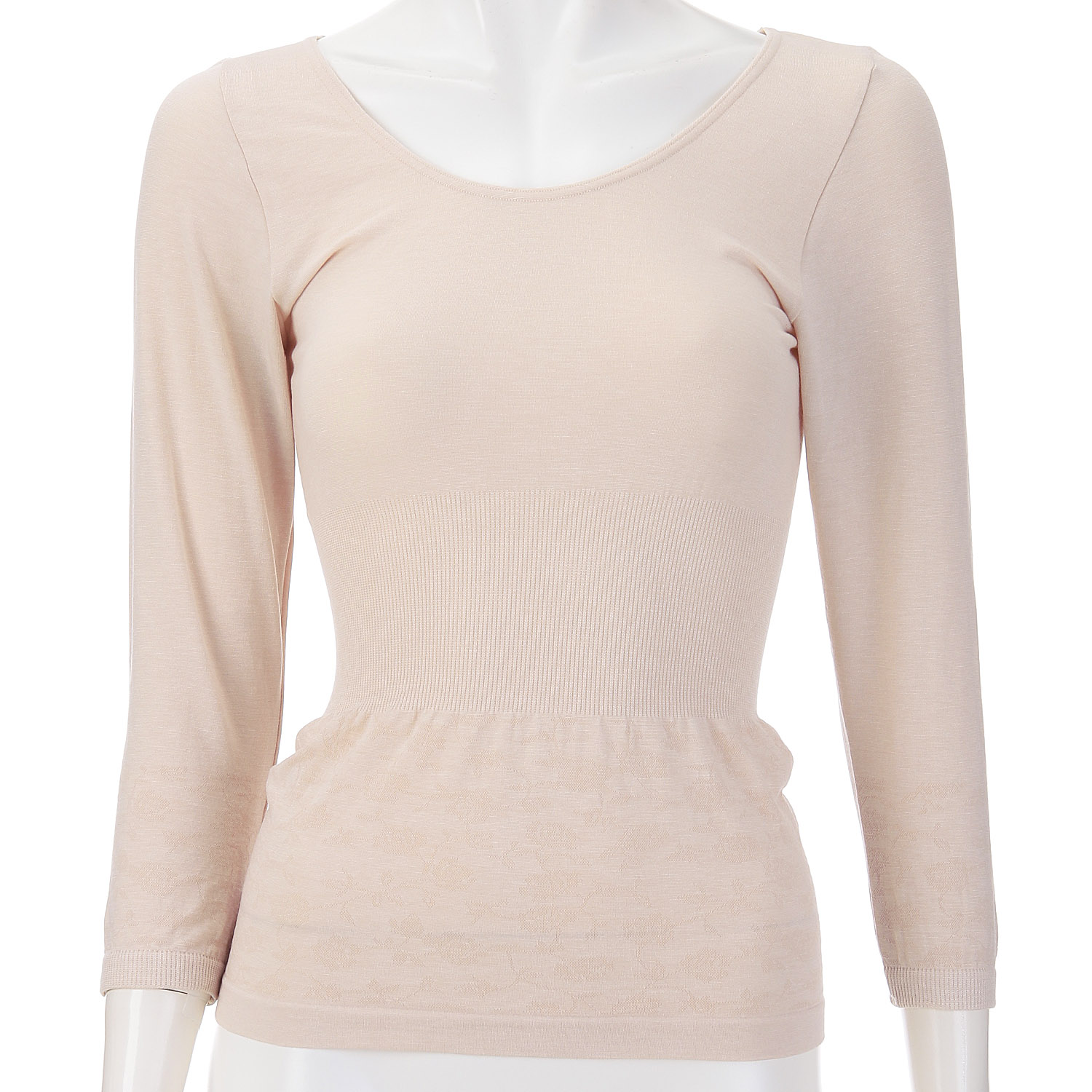 ドレスインナー 8分袖L - 画像1