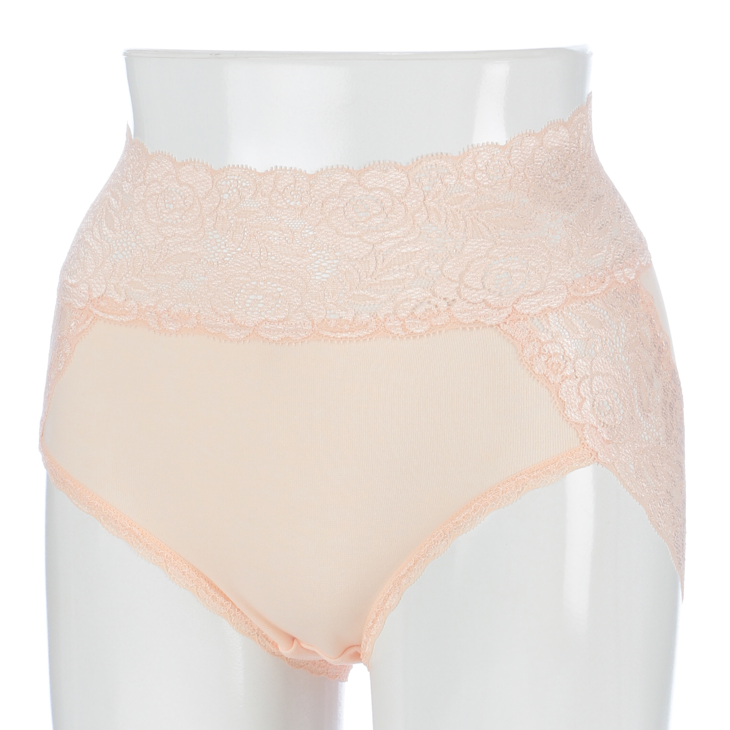 【予約可能品】薔薇レースショーツ オレンジL - 画像1