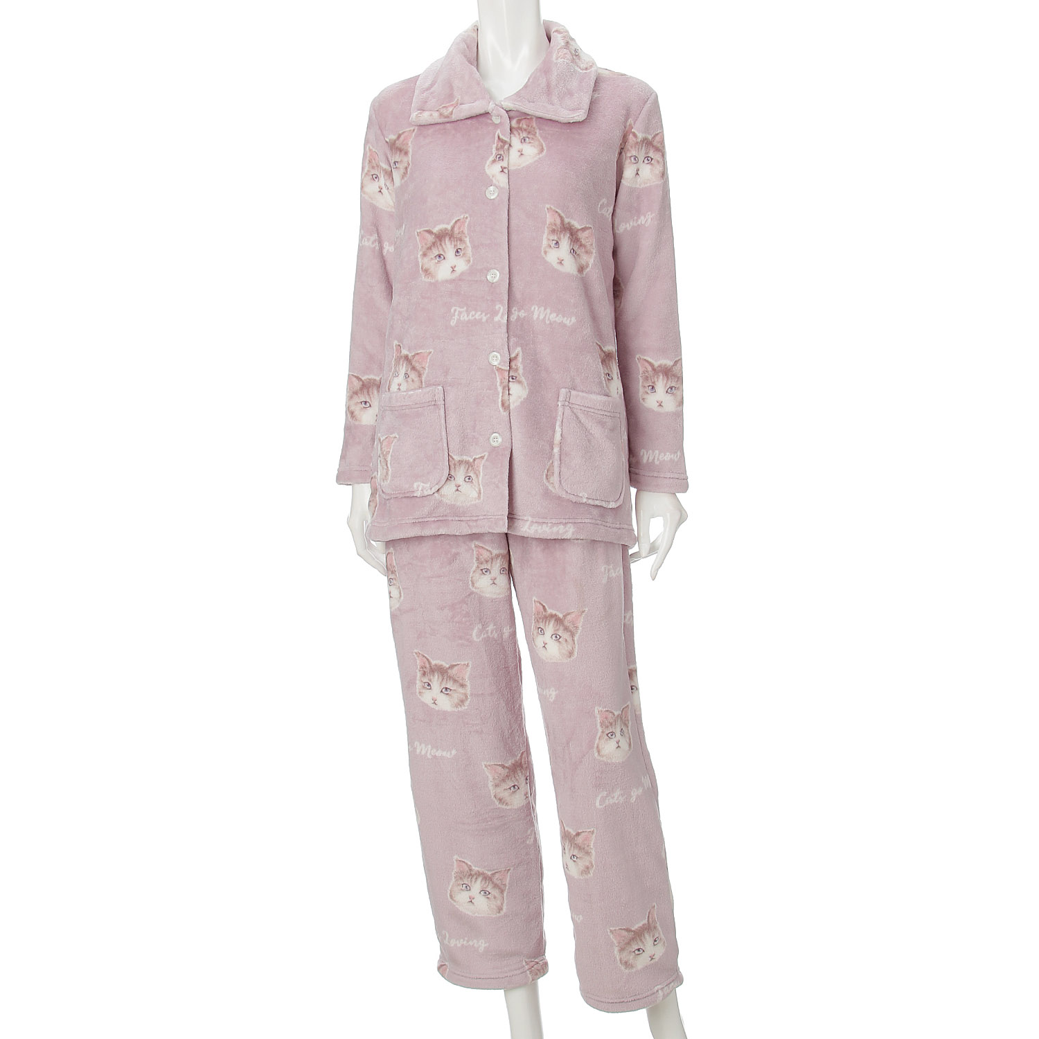 CandyCloset フランネルフリース ラガマフィン シャツパジャマ