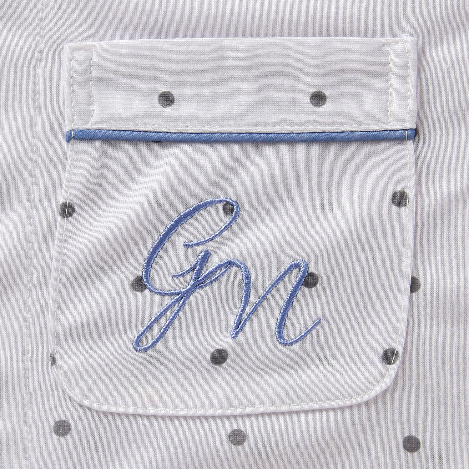 chamoppa 天竺 ドット柄長袖長パンツシャツパジャマ - 画像6