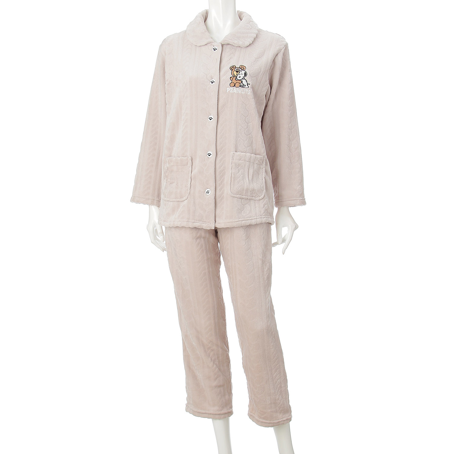 SNOOPYふわもこシャツパジャマ - 画像1