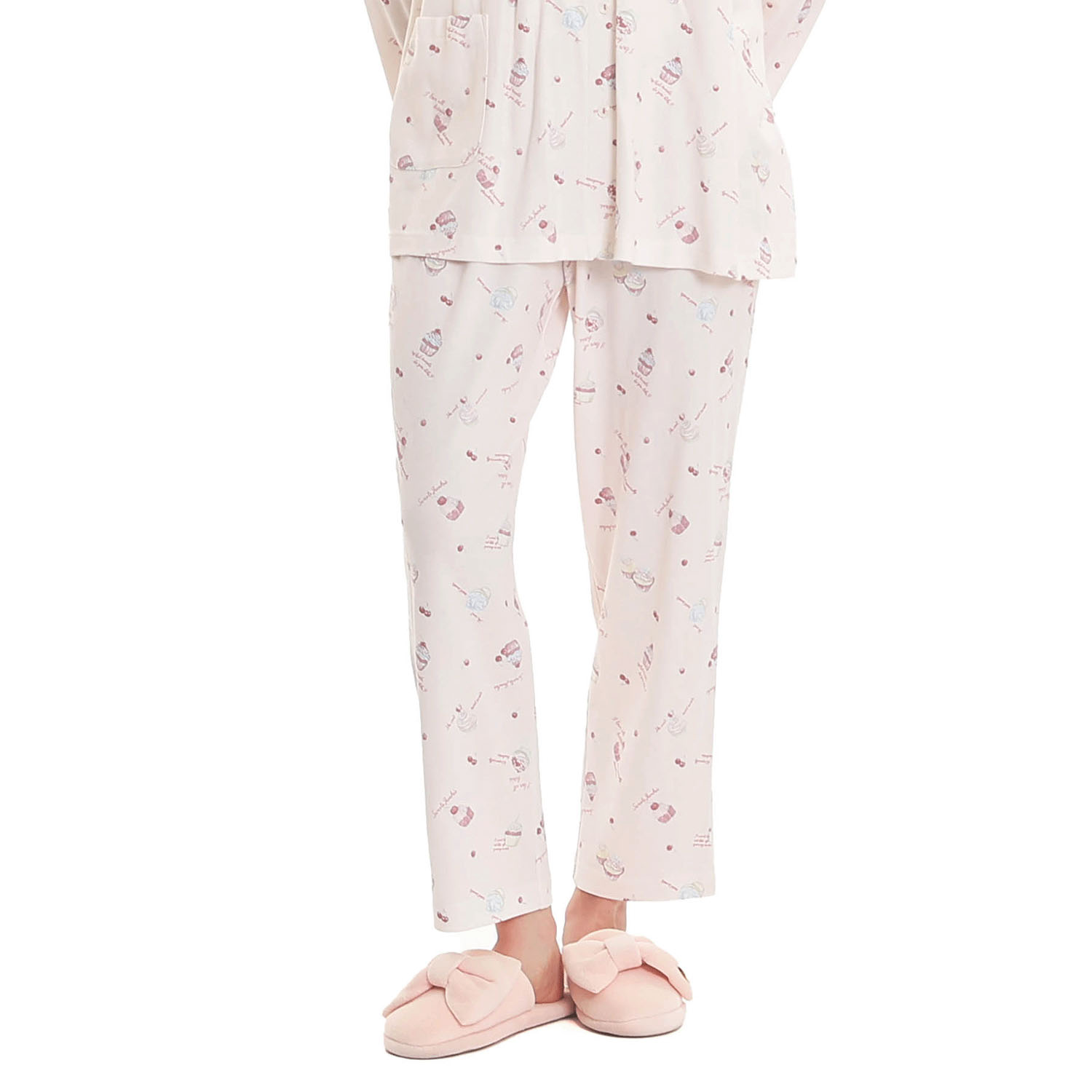 Narue スムースカップケーキギャザーパジャマ - 画像20