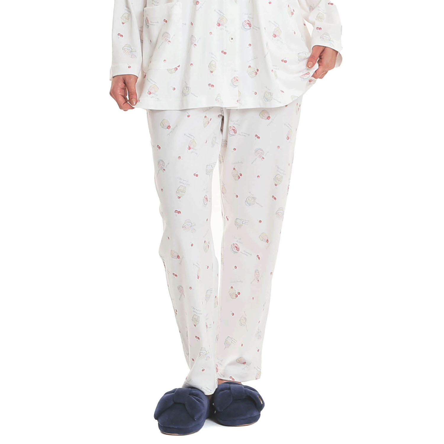 Narue スムースカップケーキギャザーパジャマ - 画像6