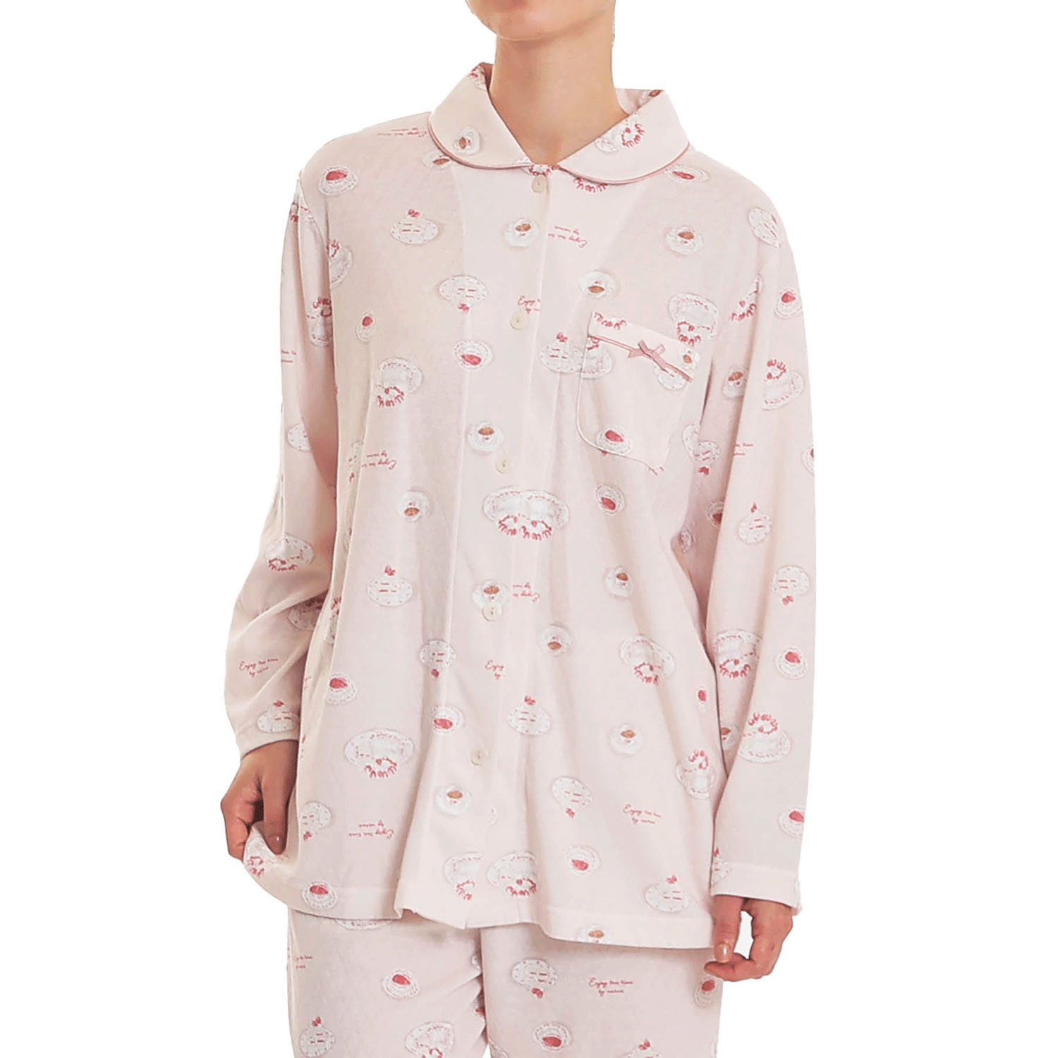 Narue 接結ケーキシャツパジマ - 画像13