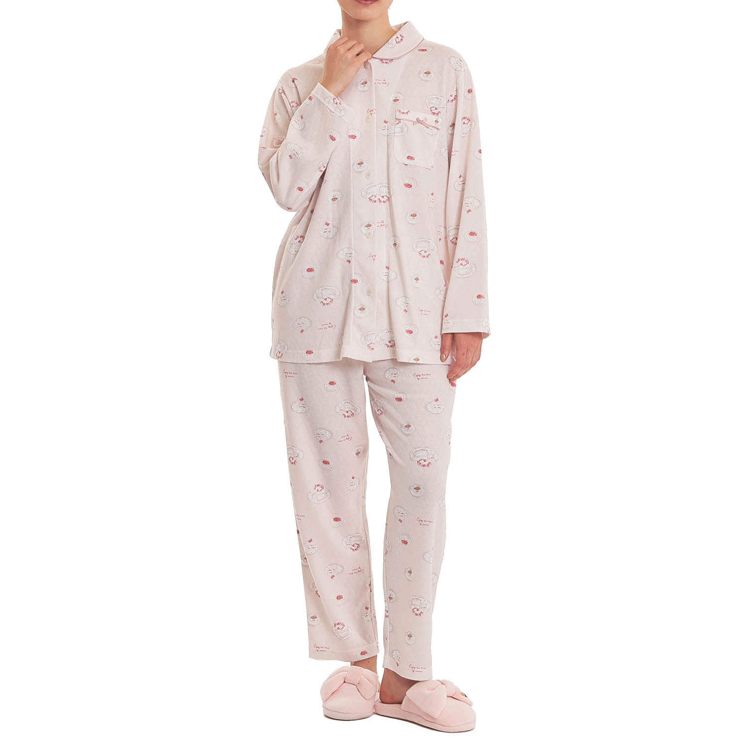 Narue 接結ケーキシャツパジマ - 画像15