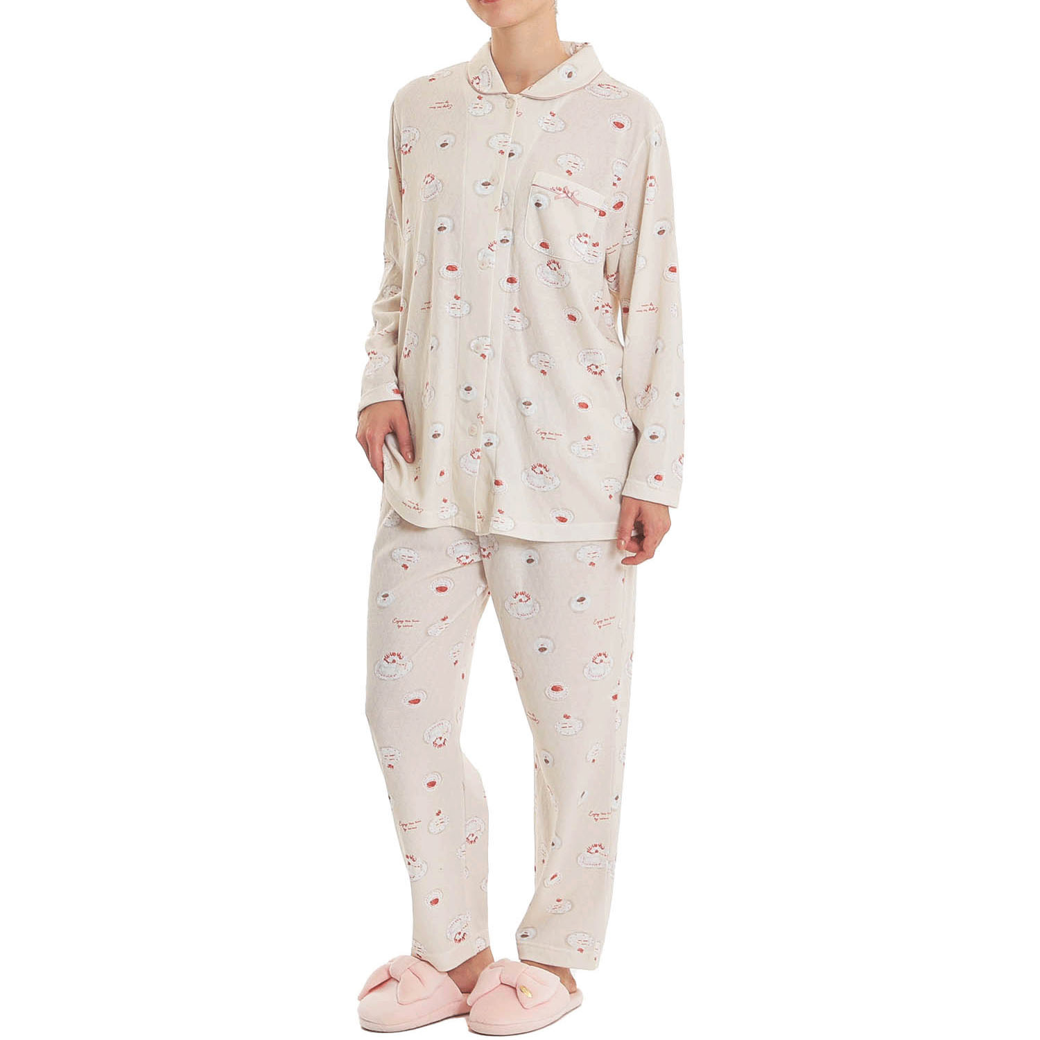 Narue 接結ケーキシャツパジマ - 画像9