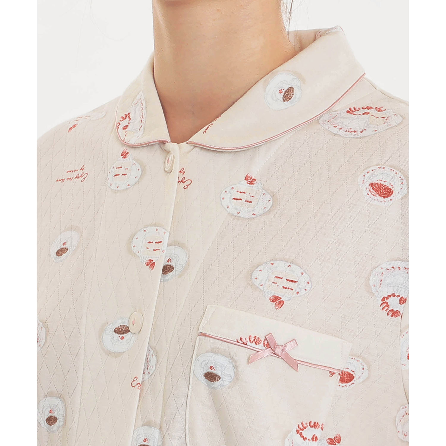 Narue 接結ケーキシャツパジマ - 画像10