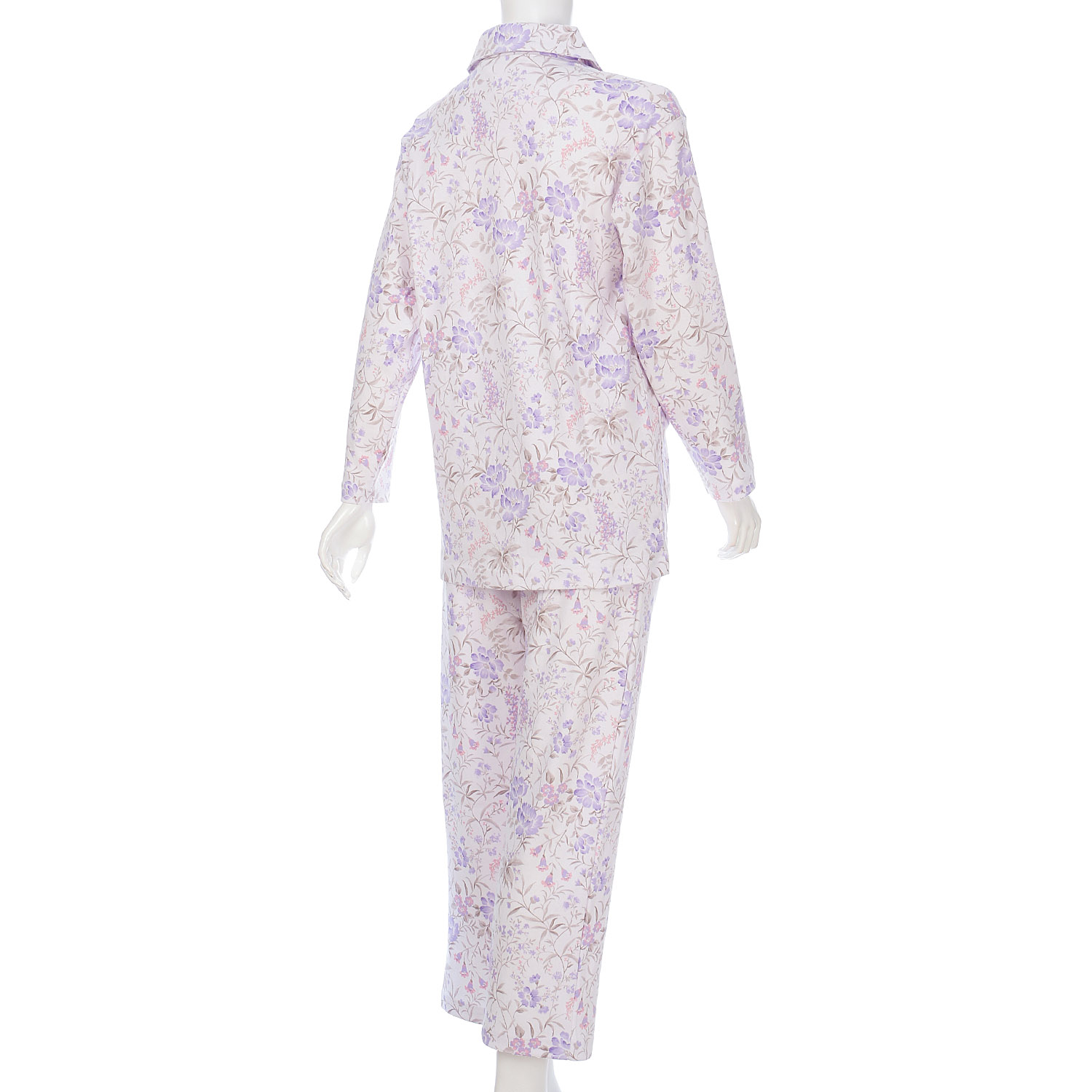 婦人綿100％スムースパジャマLL 日本製 - 画像4