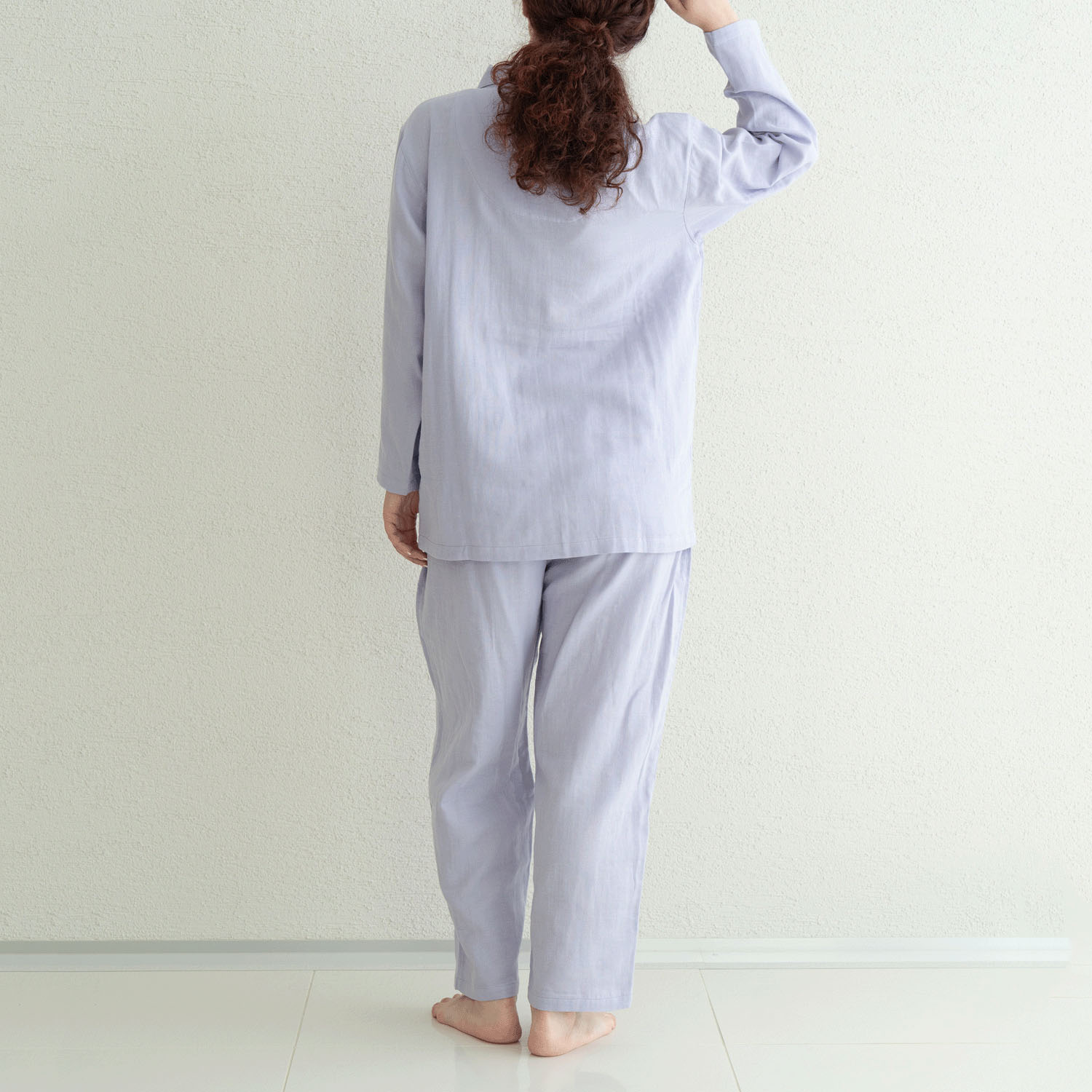 着る保湿クリーム 前開きテーラースリーピングウェア - 画像11