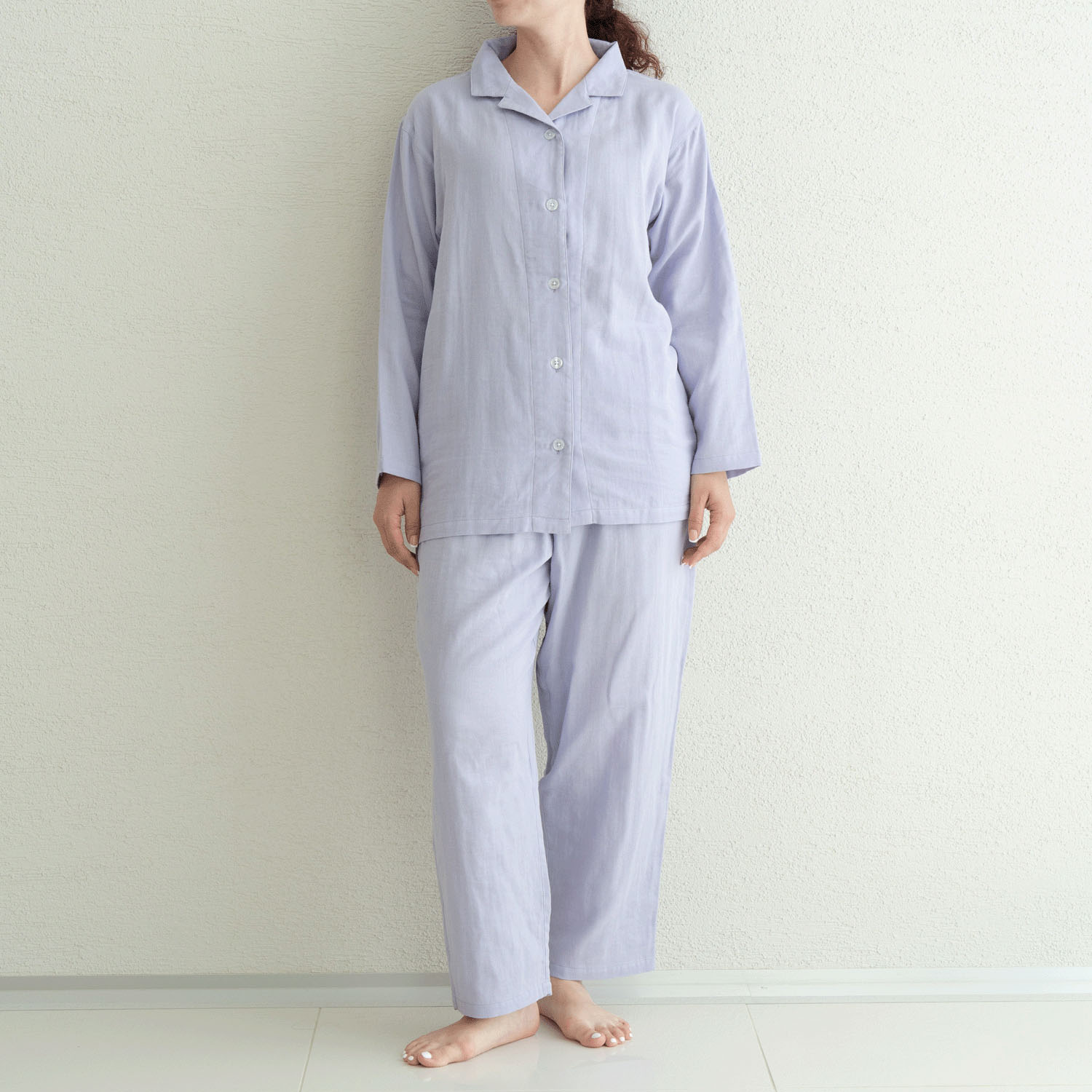 着る保湿クリーム 前開きテーラースリーピングウェア - 画像9